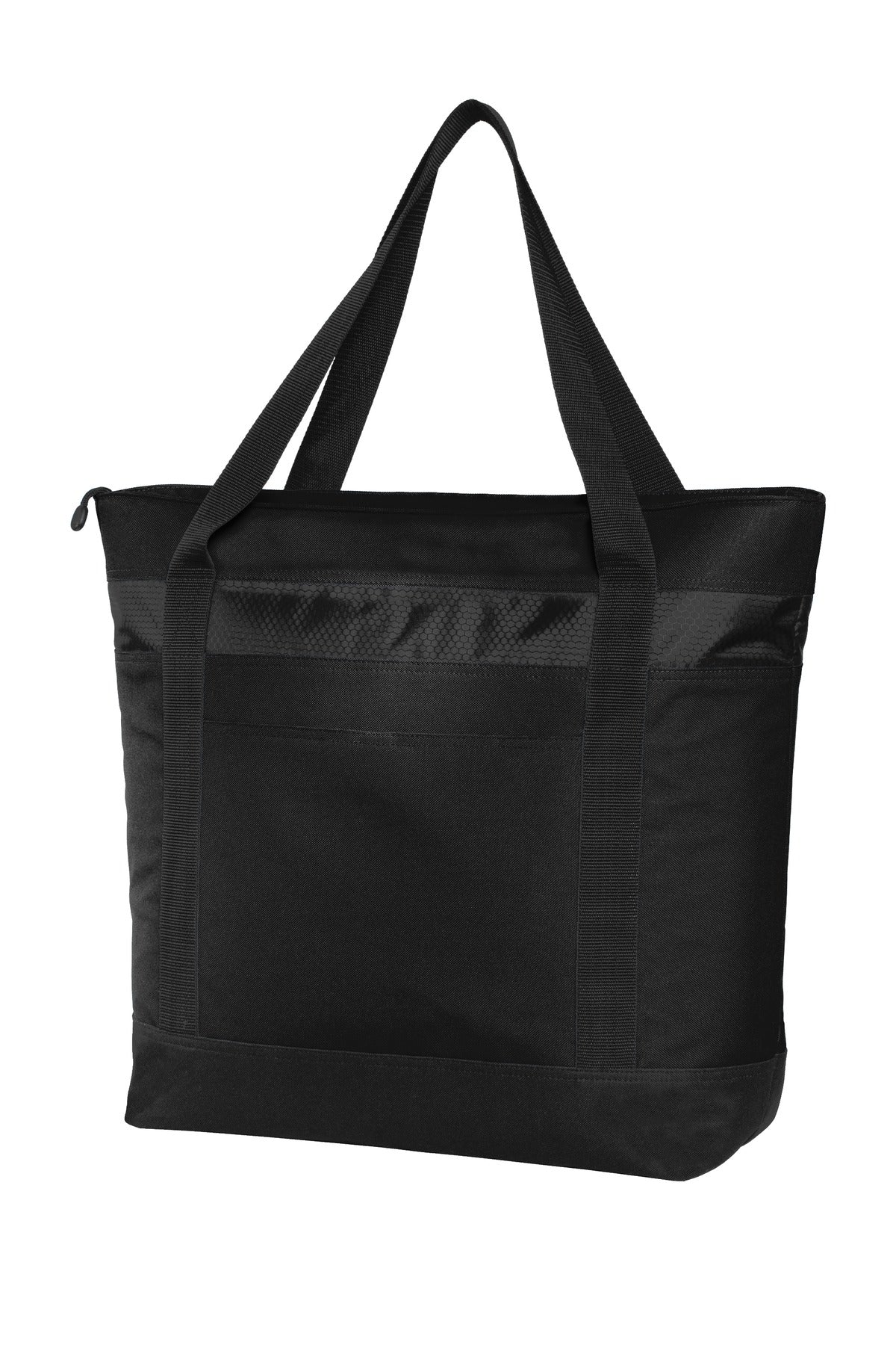 Port Authority Large Tote Cooler. BG527 in Black/ Black