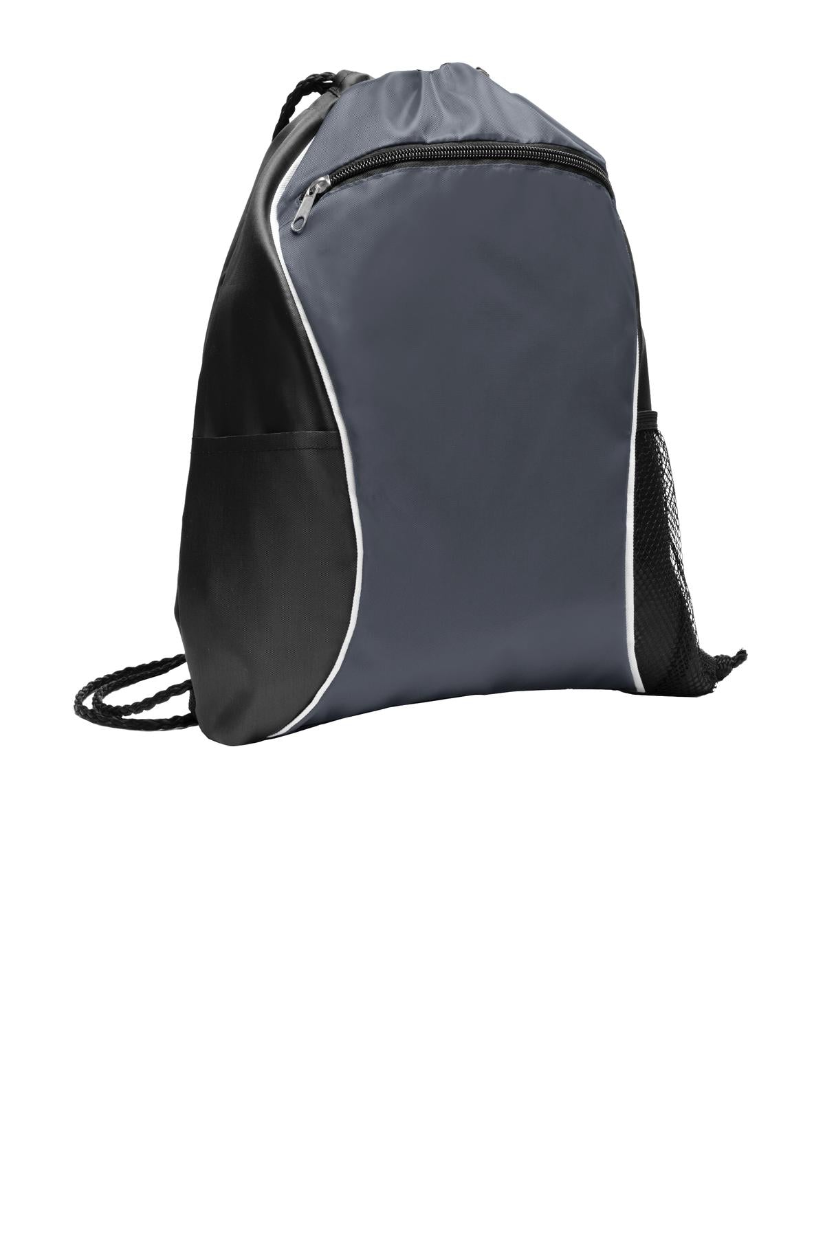 Port Authority Fast Break Cinch Pack. BG613 in Deep Smoke