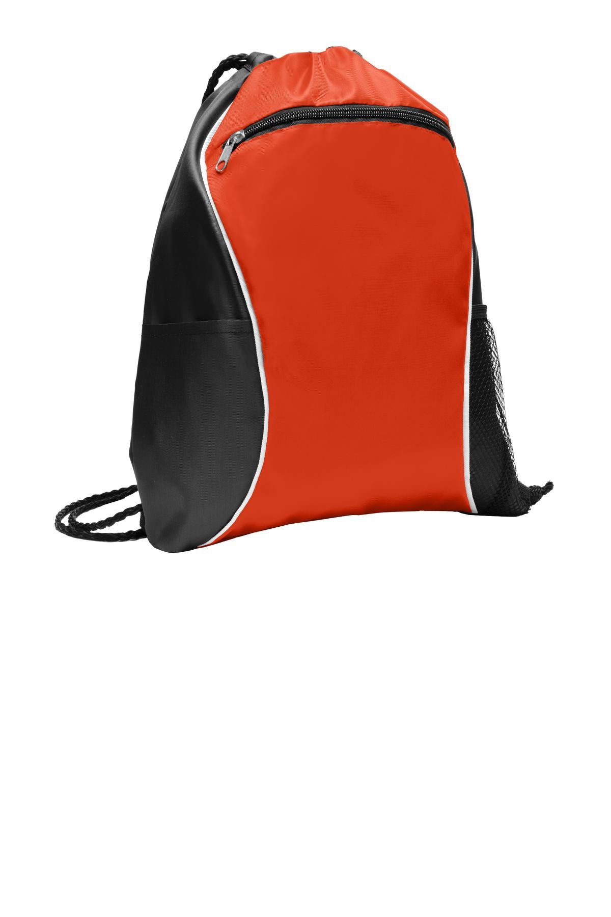 Port Authority Fast Break Cinch Pack. BG613 in Pop Orange