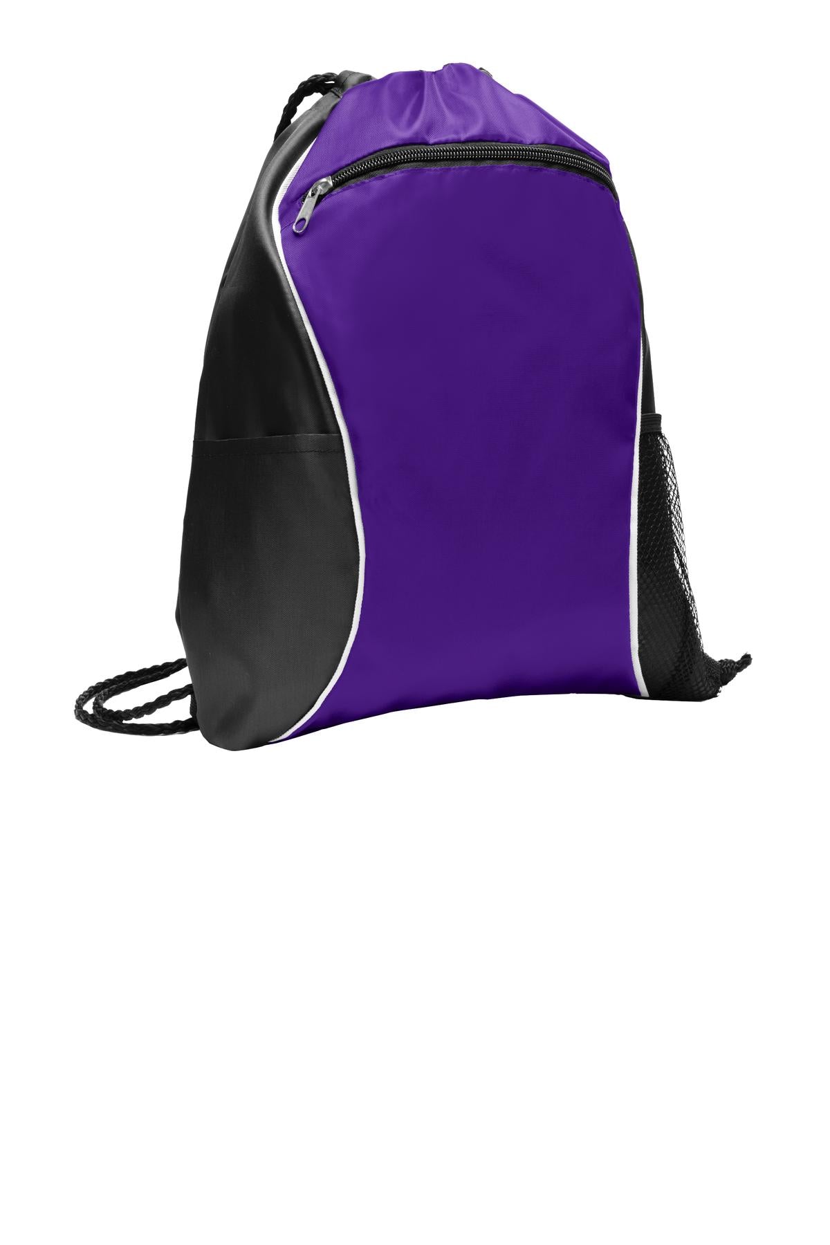 Port Authority Fast Break Cinch Pack. BG613 in Purple