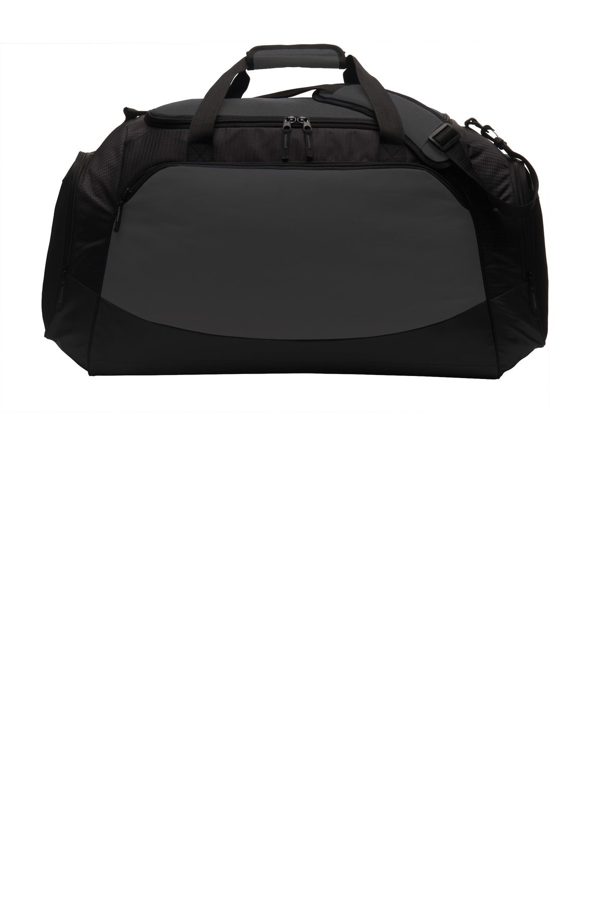 Port Authority Large Active Duffel. BG802 in Dark Charcoal/ Black