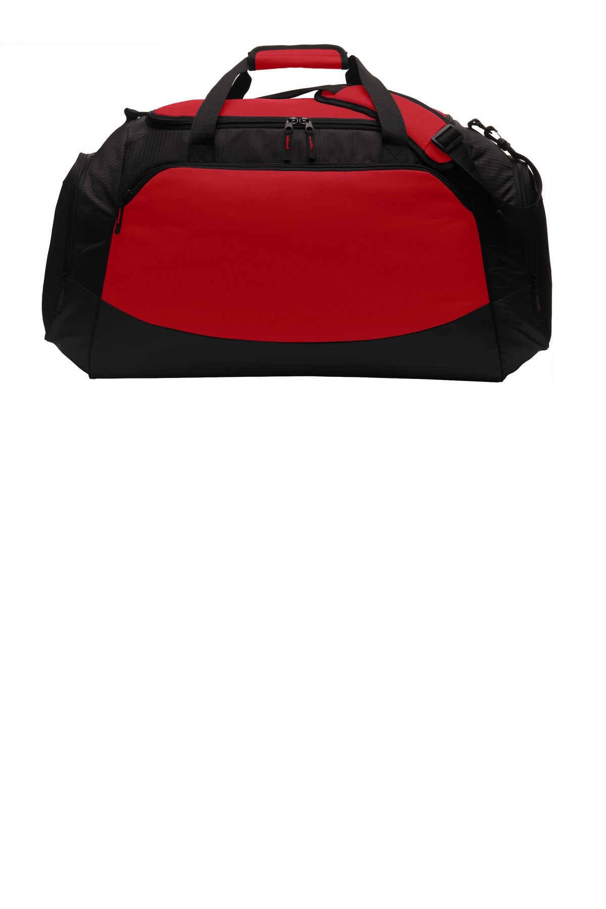 Port Authority Large Active Duffel. BG802 in True Red/ Black