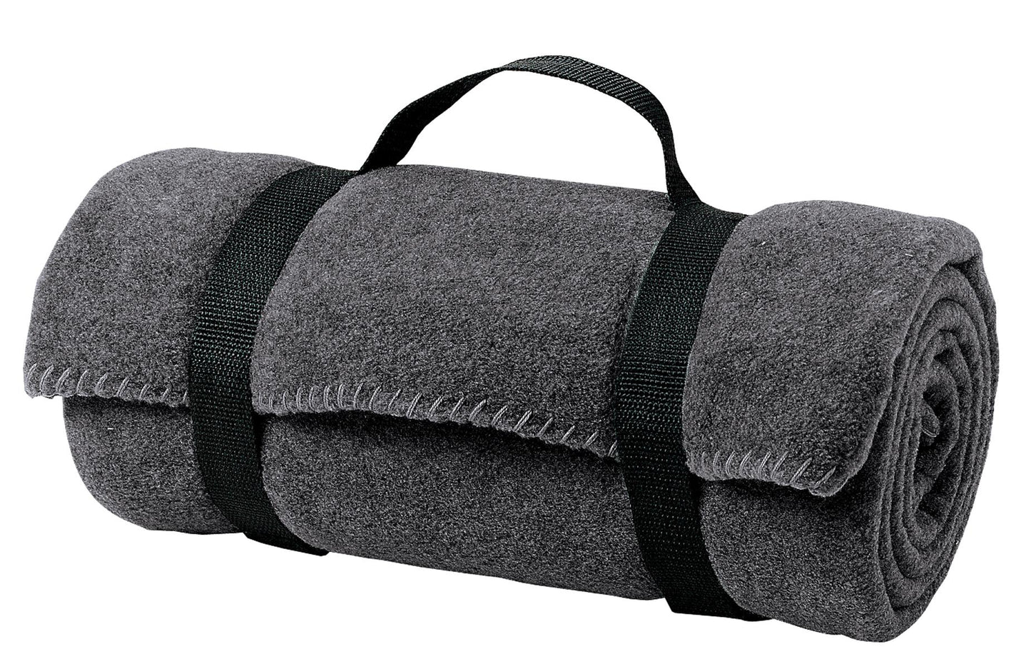 Port Authority - Value Fleece Blanket with Strap.  BP10 in Midnight Heather