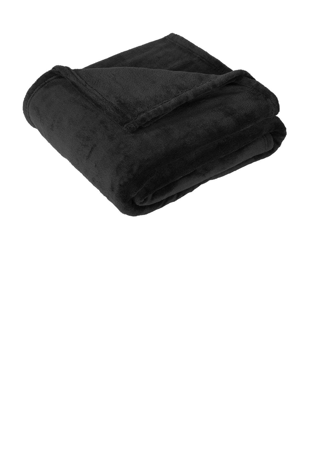 Port Authority  Oversized Ultra Plush Blanket. BP32 in Deep Black