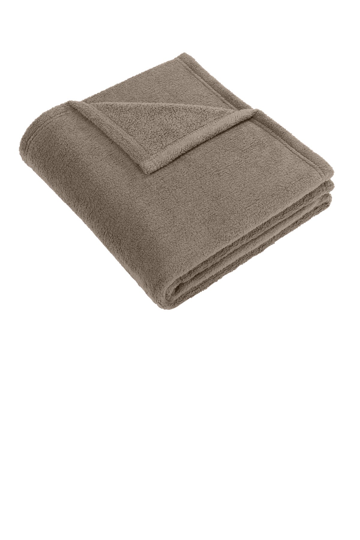 Port Authority Dream Plush Blanket BP37 in Warm Taupe