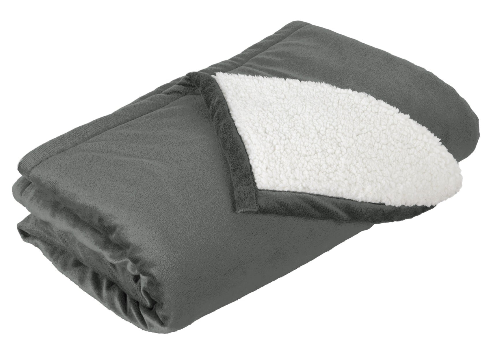 Port Authority Mountain Lodge Blanket. BP40 in Hearth Grey
