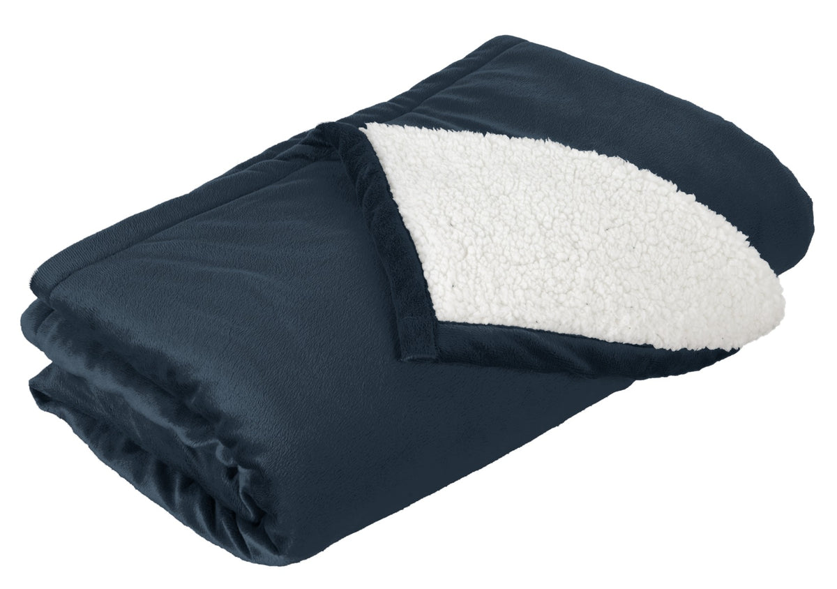 Port Authority Mountain Lodge Blanket. BP40 in Navy Eclipse