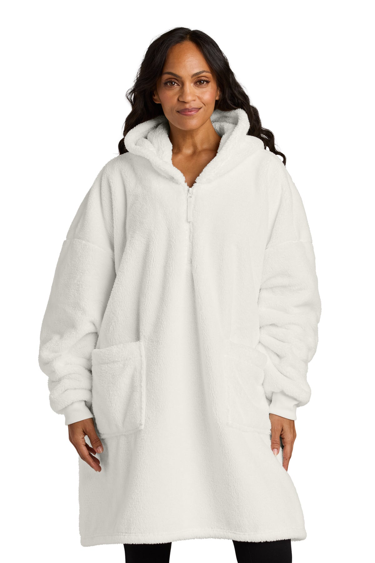 Port Authority Plush Poncho BP42 in Marshmallow