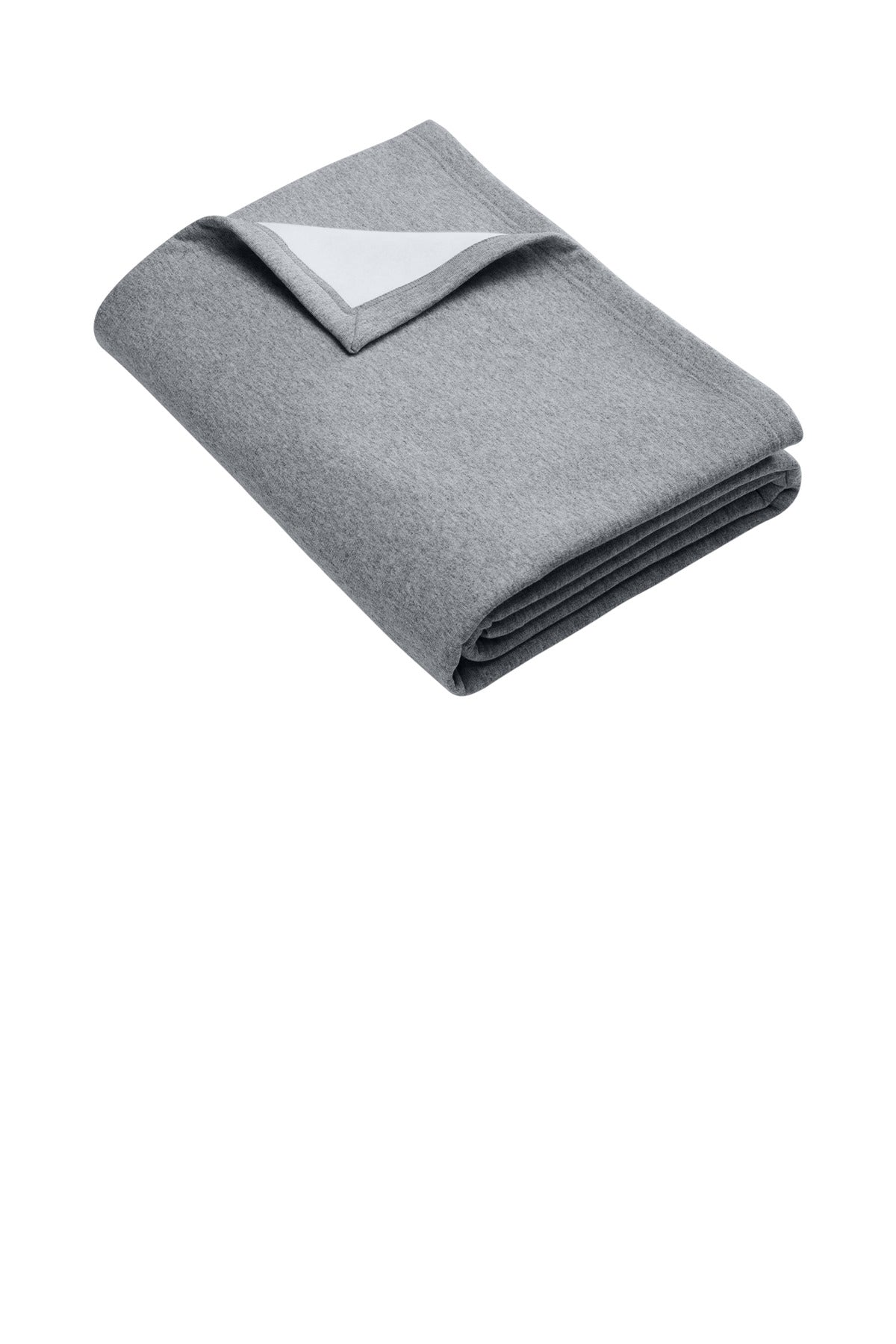 Port & Co Core Fleece Sweatshirt Blanket. BP78 in Athletic Heather
