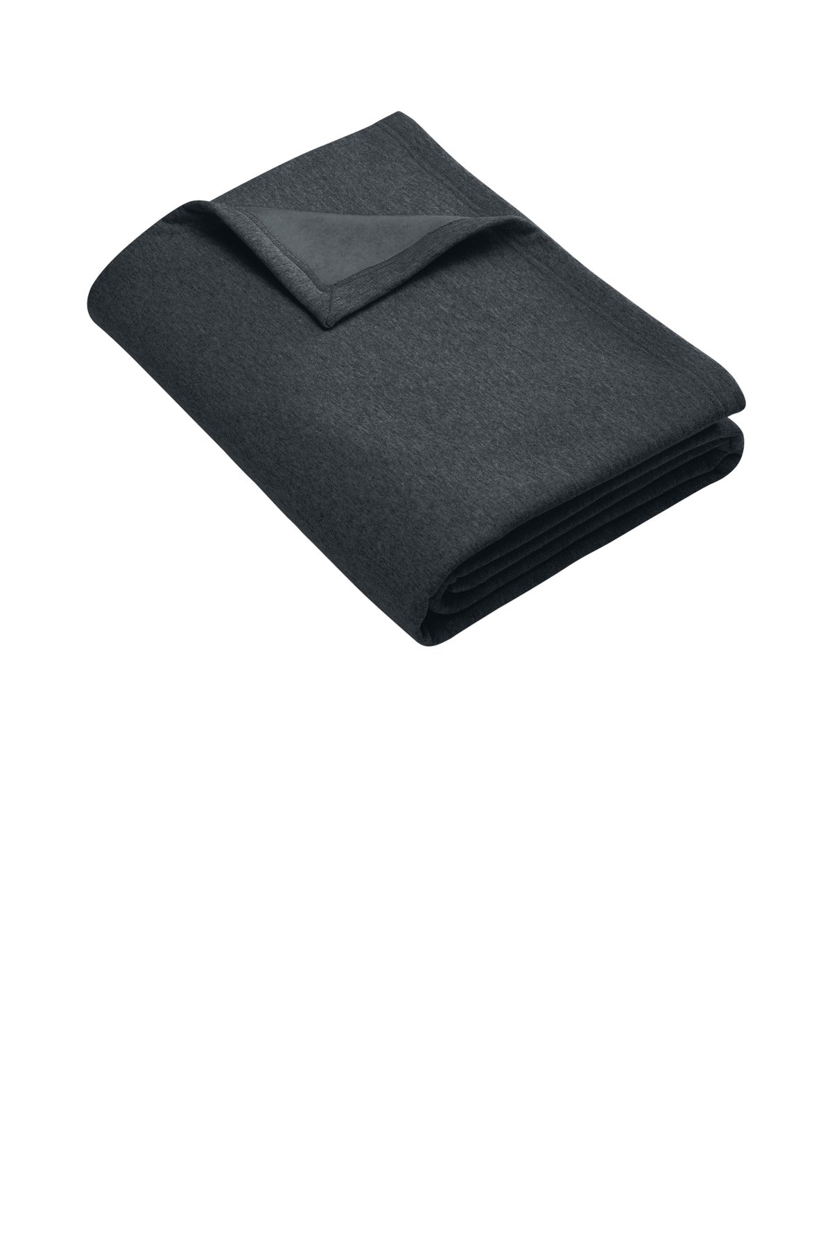 Port & Co Core Fleece Sweatshirt Blanket. BP78 in Dark Heather Grey