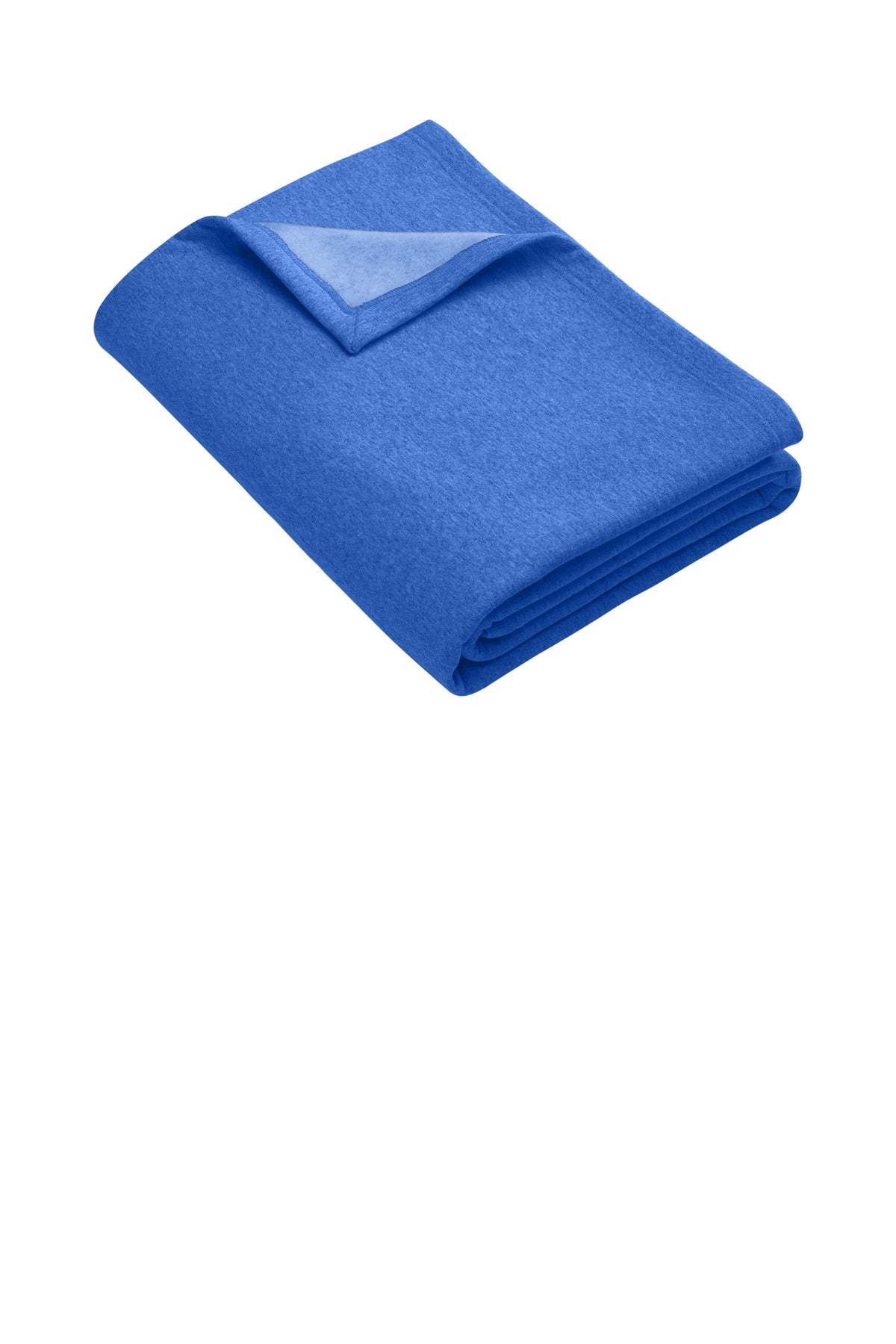 Port & Co Core Fleece Sweatshirt Blanket. BP78 in Heather Royal