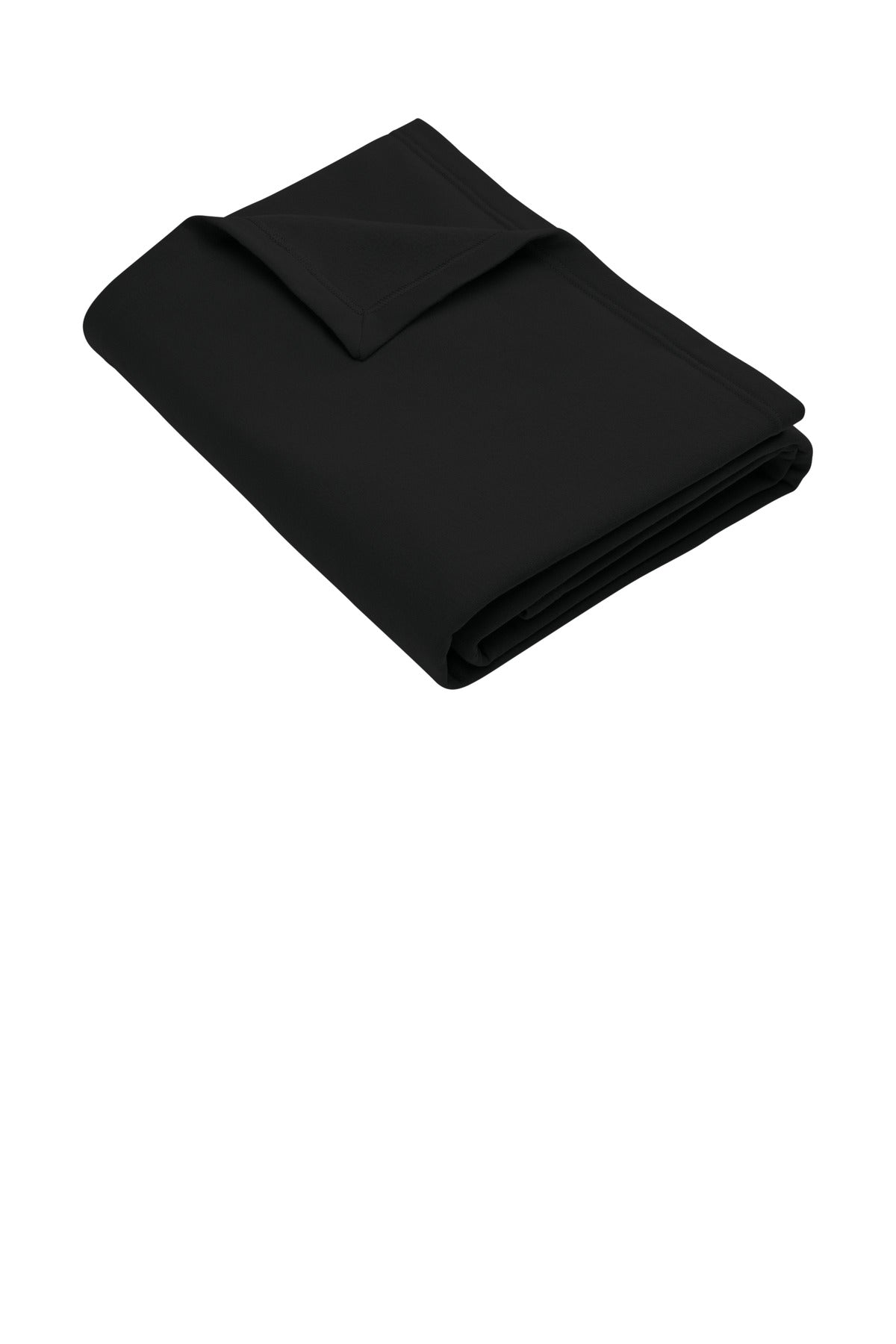 Port & Co Core Fleece Sweatshirt Blanket. BP78 in Jet Black