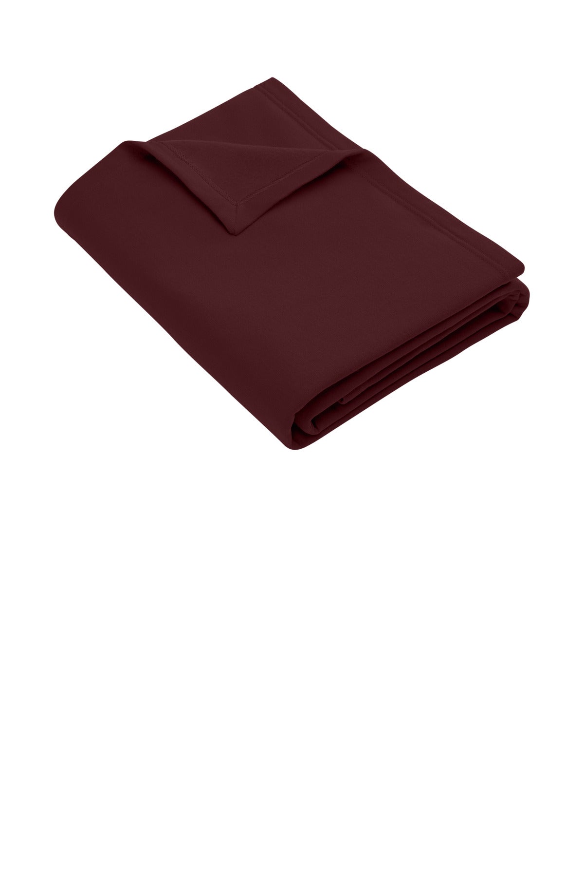 Port & Co Core Fleece Sweatshirt Blanket. BP78 in Maroon