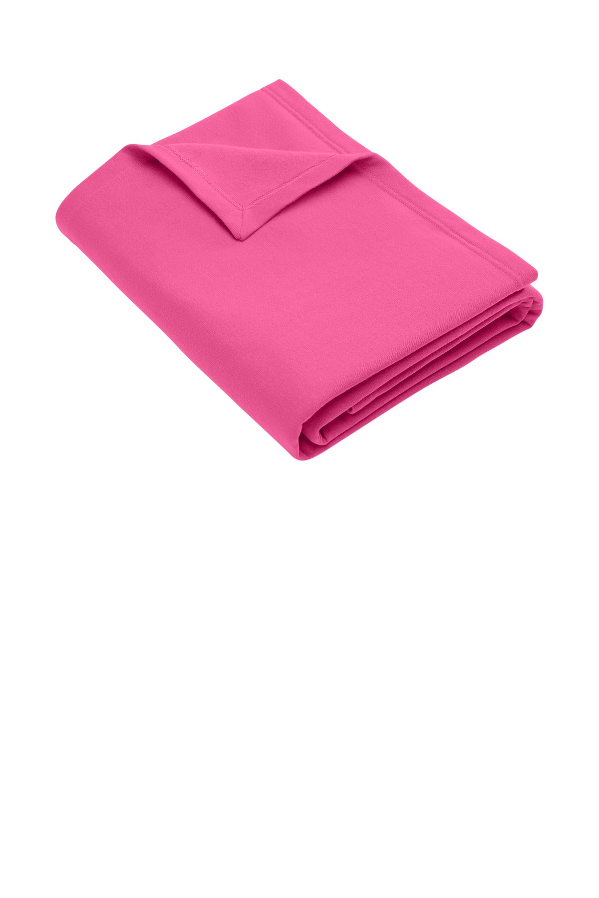 Port & Co Core Fleece Sweatshirt Blanket. BP78 in Neon Pink