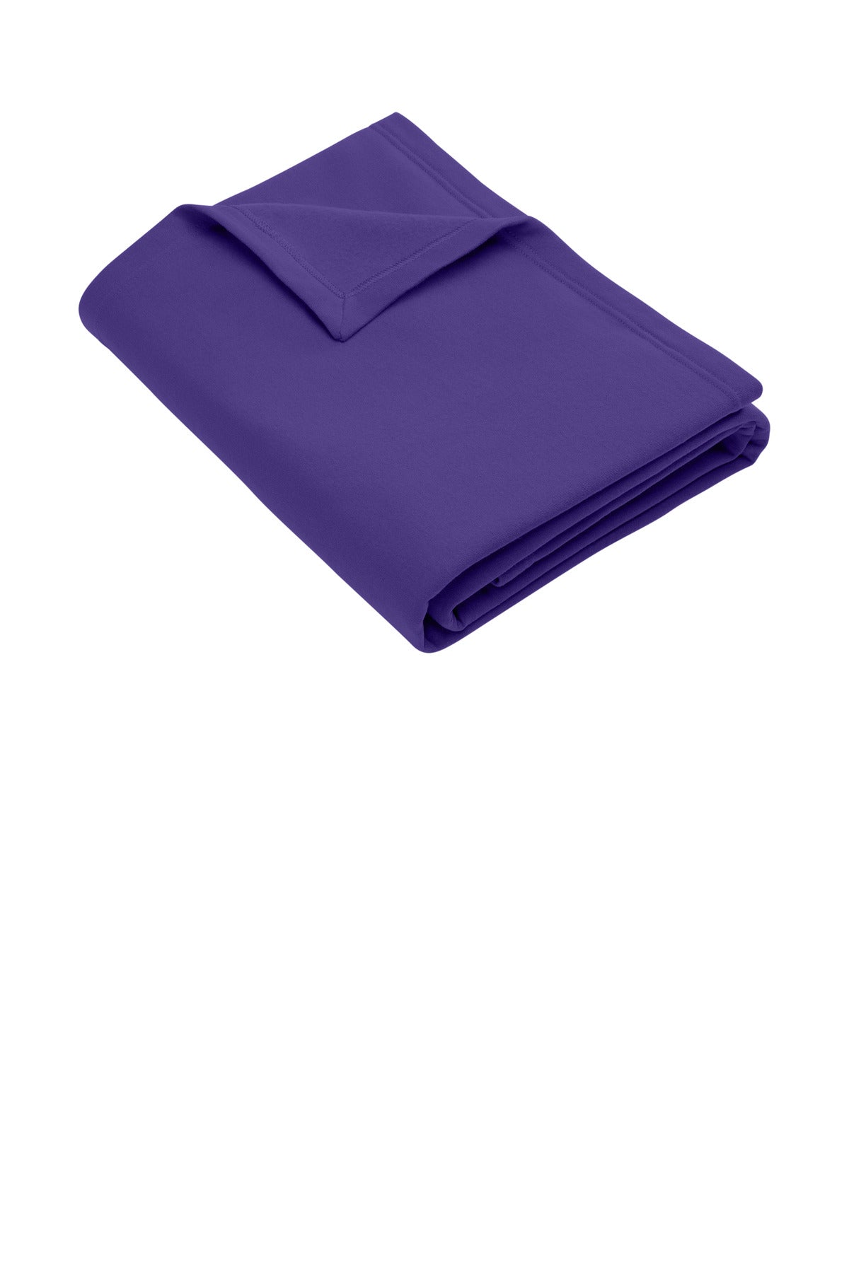 Port & Co Core Fleece Sweatshirt Blanket. BP78 in Purple
