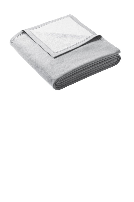 Port & Co Oversized Core Fleece Sweatshirt Blanket BP79 in Athletic Heather