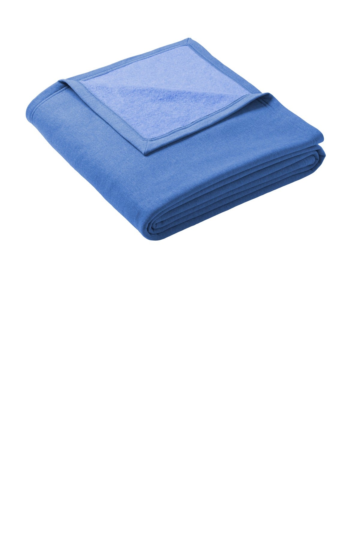 Port & Co Oversized Core Fleece Sweatshirt Blanket BP79 in Heather Royal