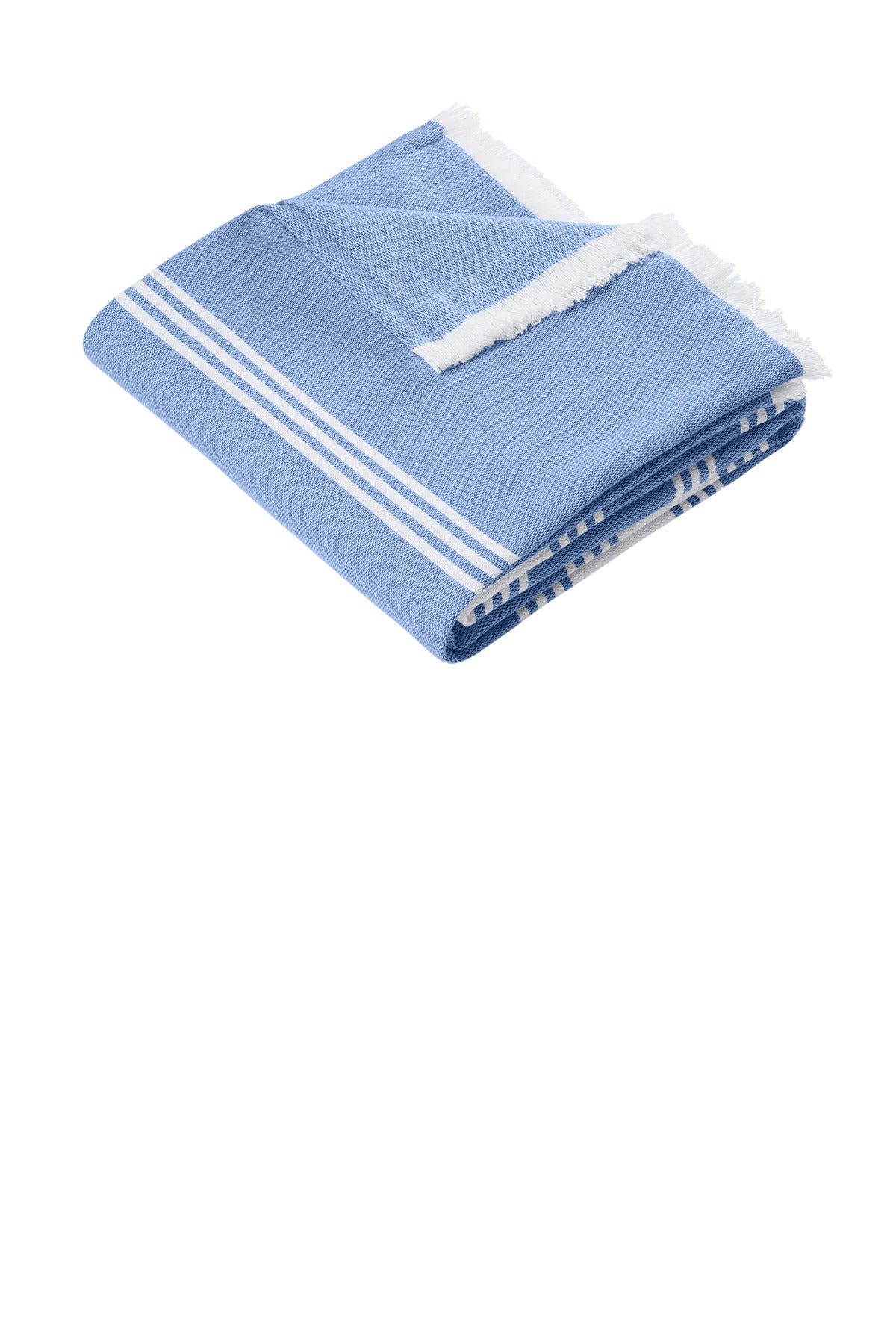 Port Authority Beach Throw BP91 in Strong Blue/ White