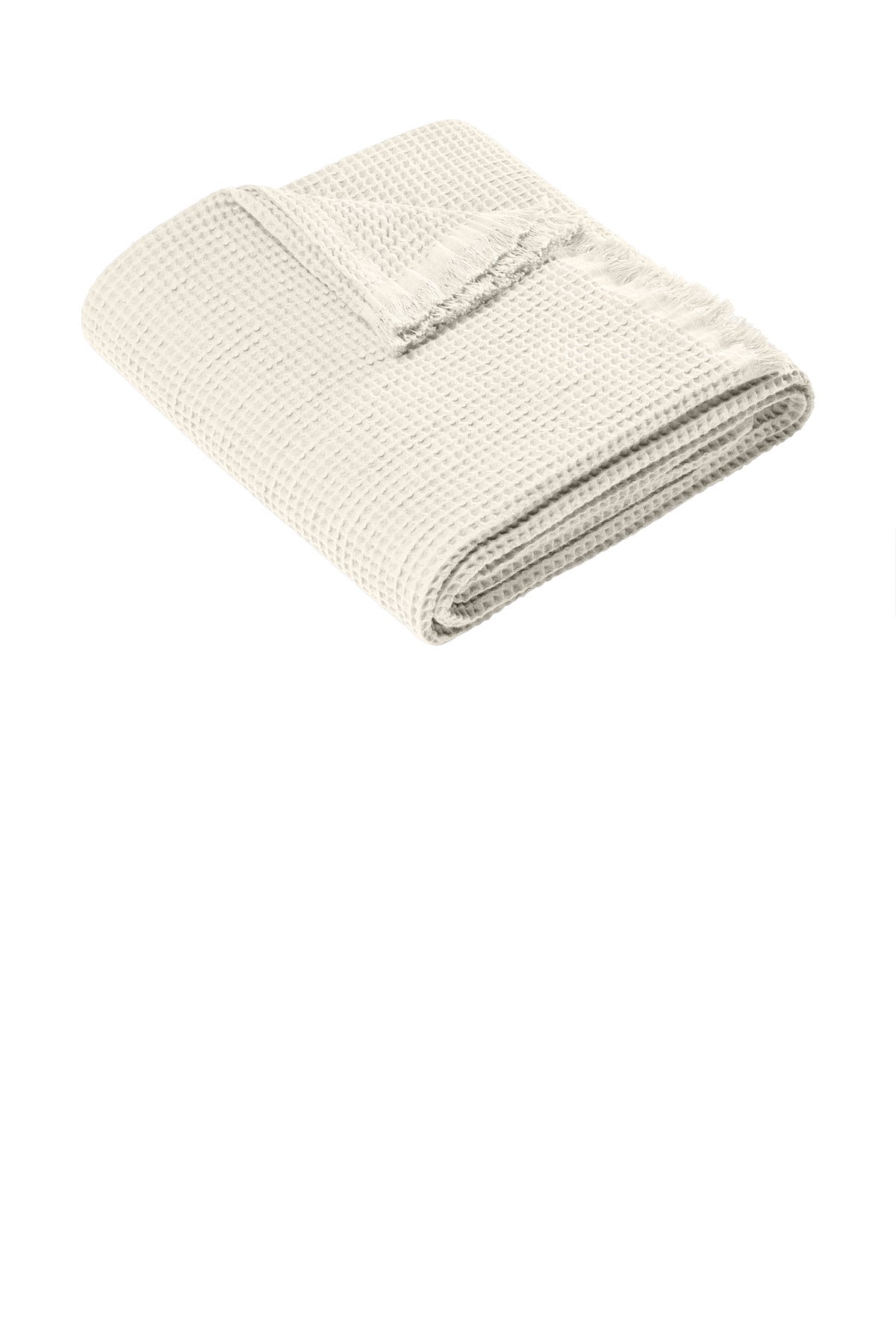 Port Authority Waffle Throw BP92 in Parchment