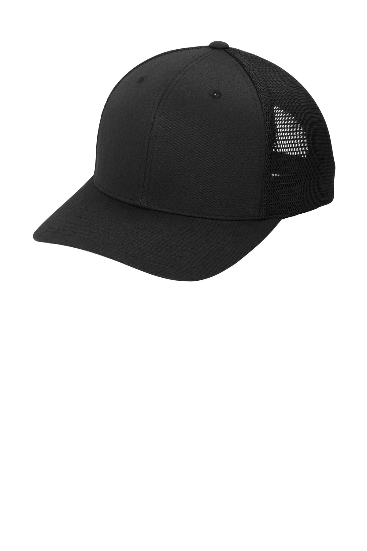 Port Authority Flexfit 110 Mesh Cap C110 in Black/ Black