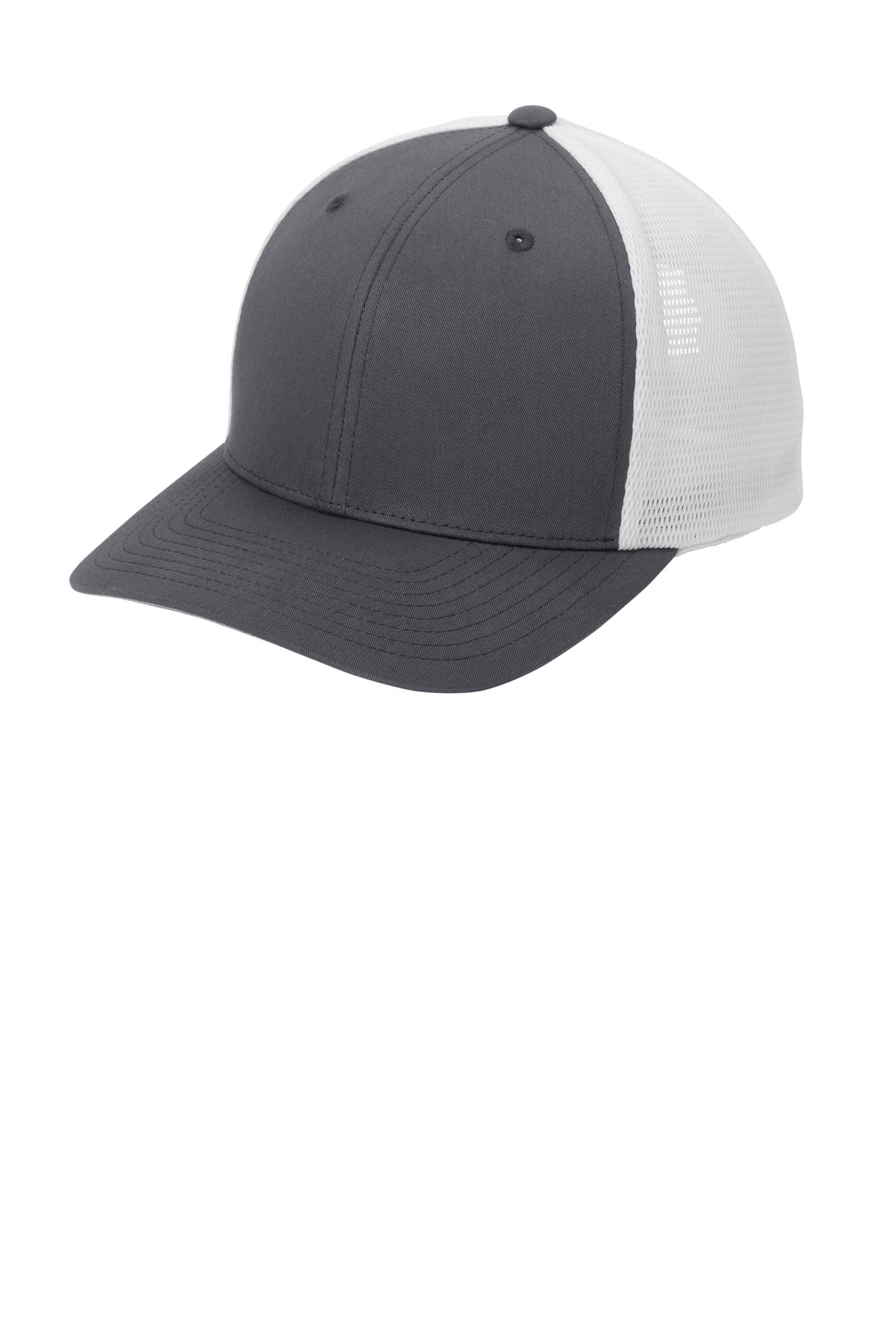 Port Authority Flexfit 110 Mesh Cap C110 in Graphite/ White