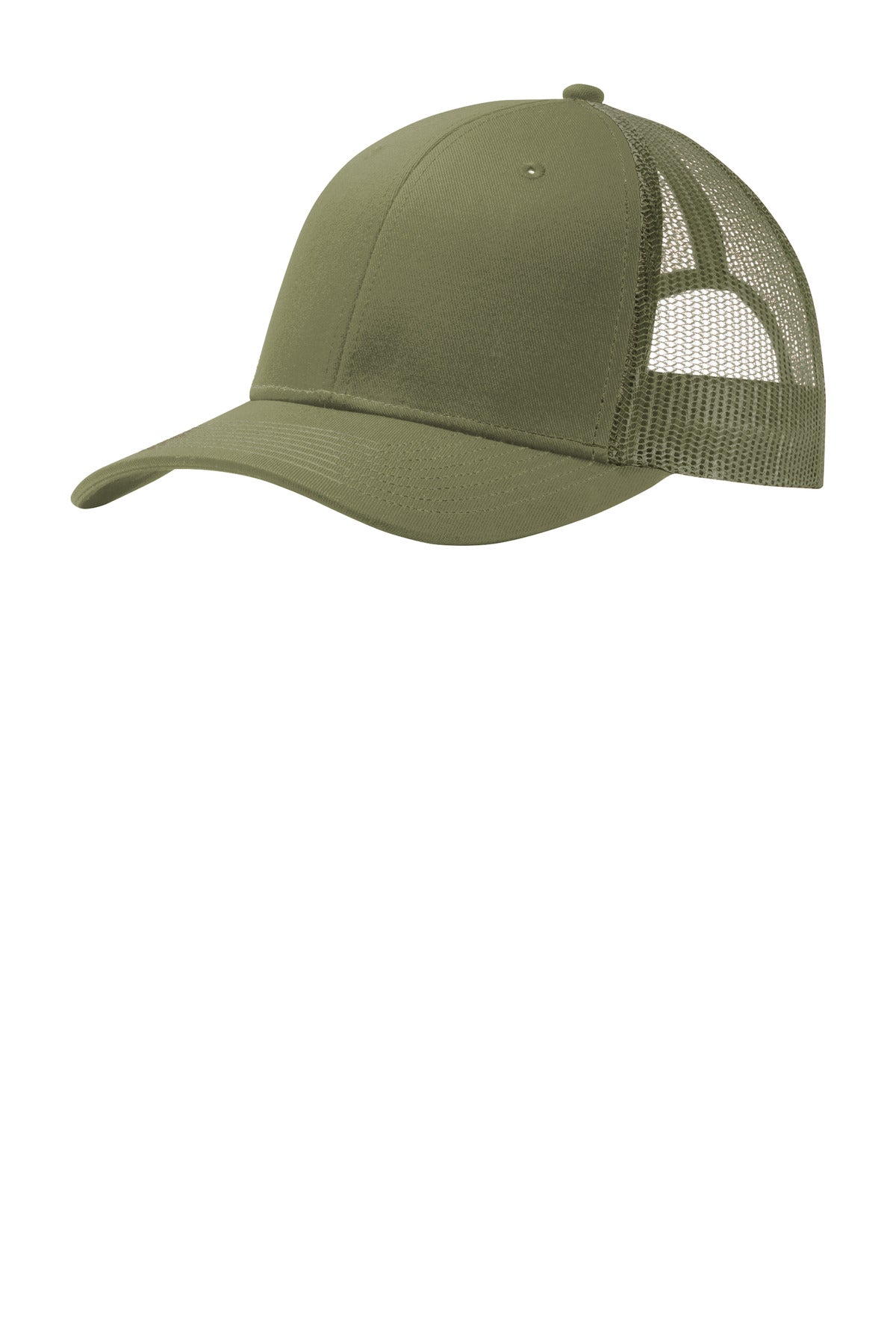 Port Authority Snapback Trucker Cap. C402 in Olive Drab Green