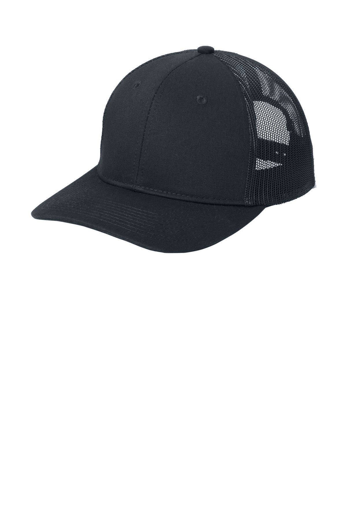 Port Authority Snapback Trucker Cap. C402 in Rich Navy