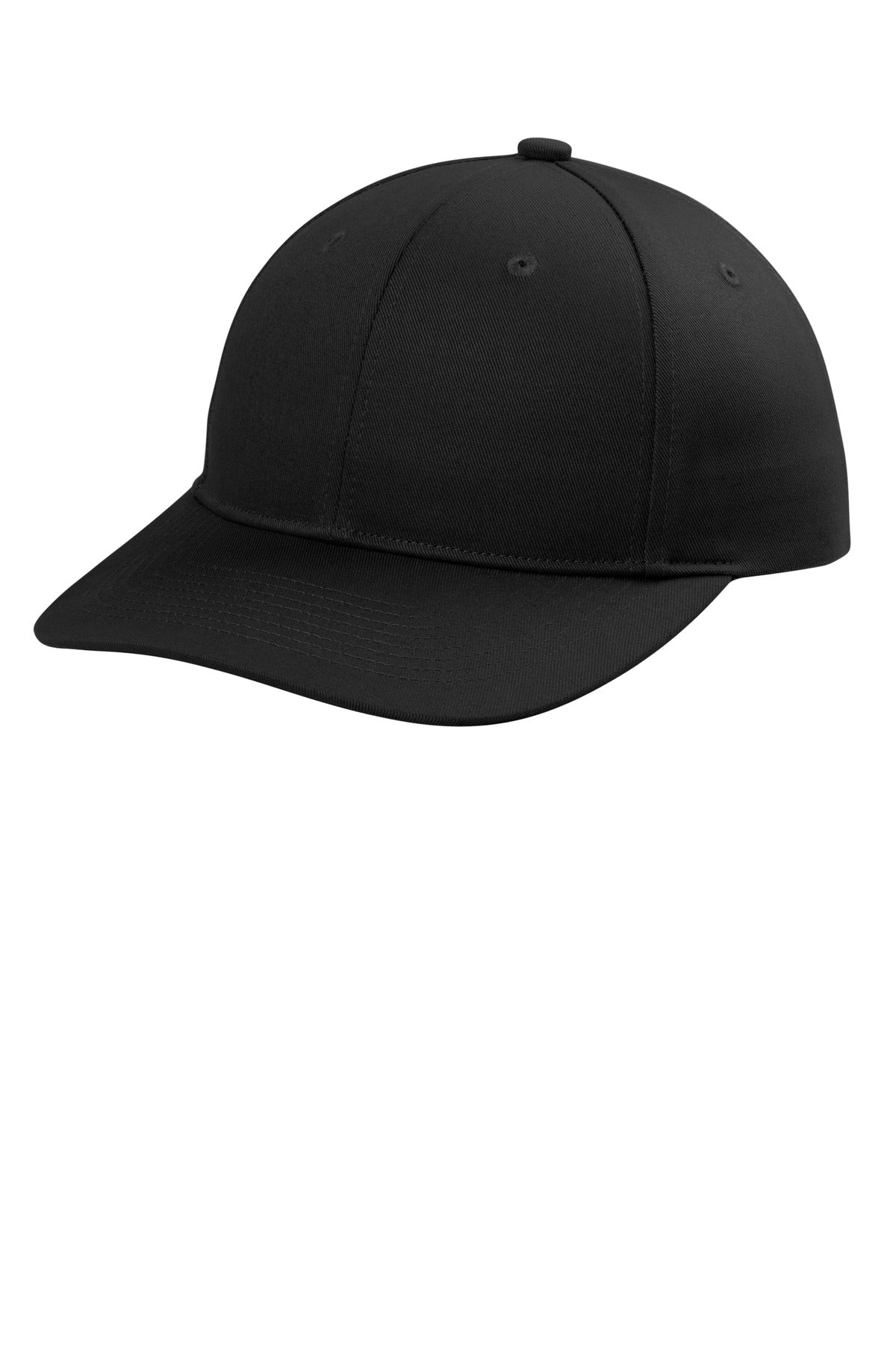 Port Authority Snapback Cap C408 in Black