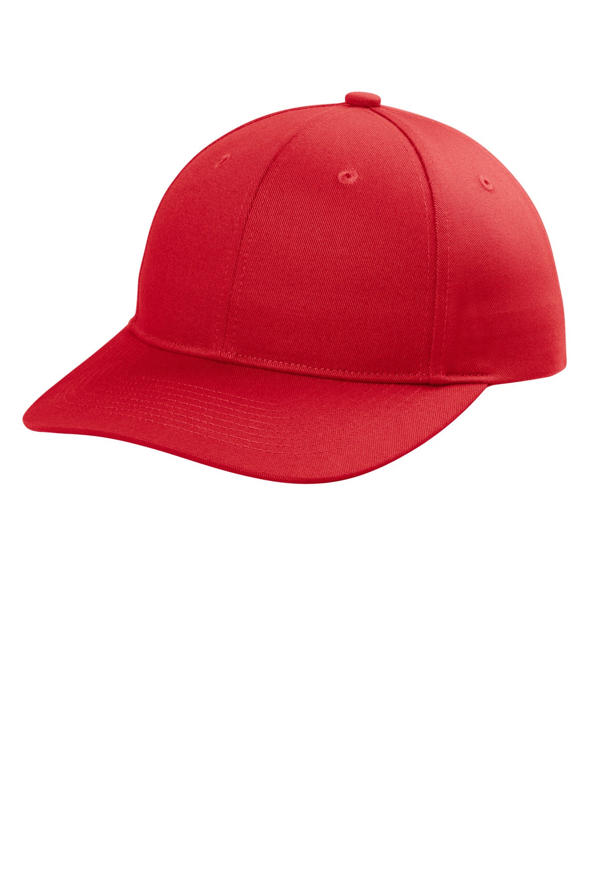 Port Authority Snapback Cap C408 in True Red