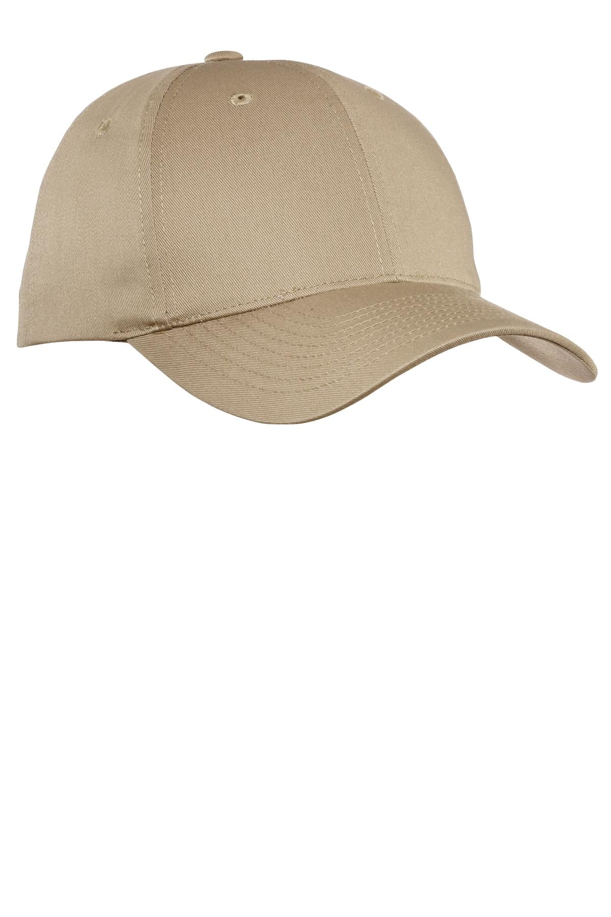 Port Authority Fine Twill Cap.  C800 in Khaki