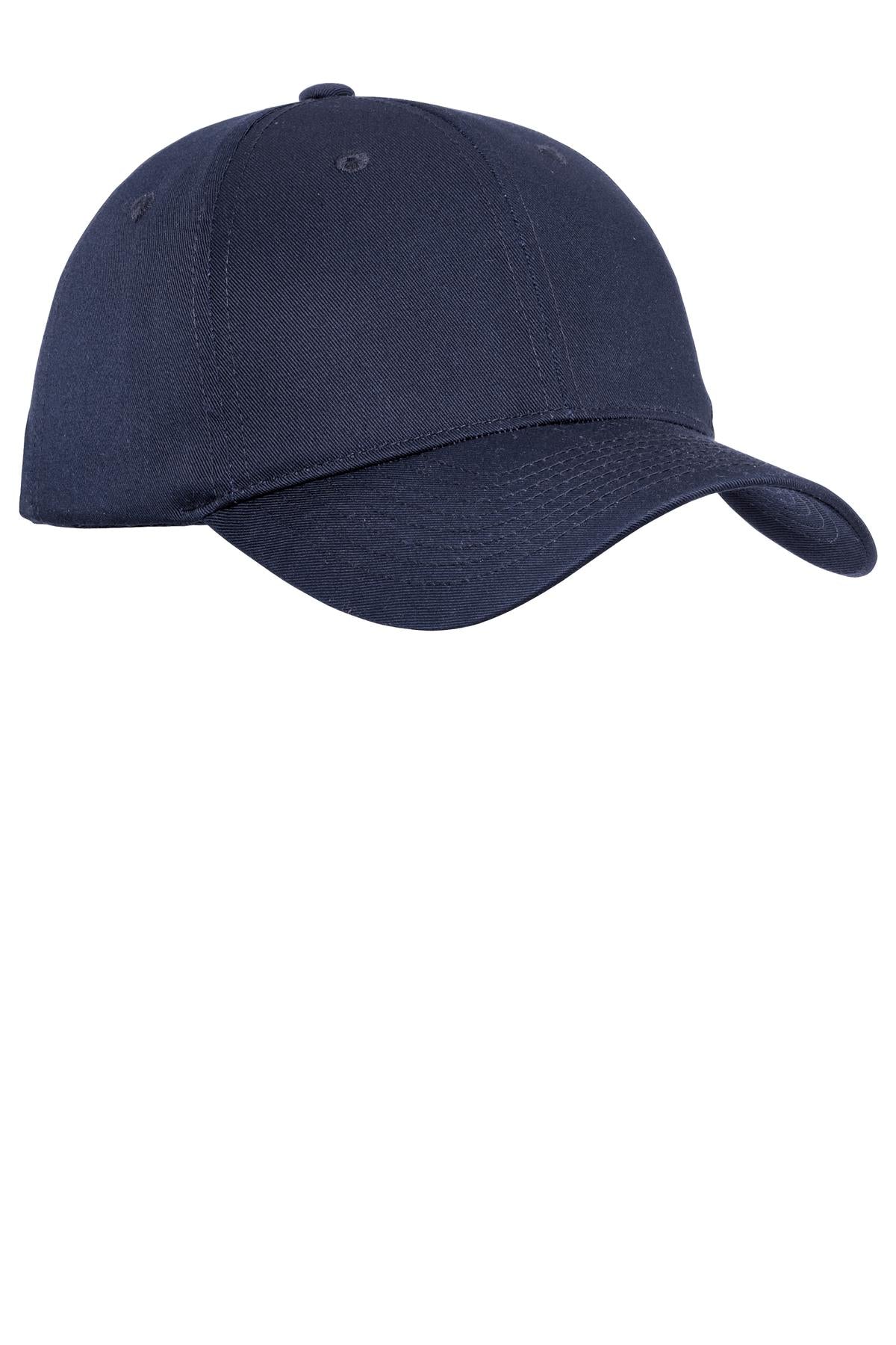 Port Authority Fine Twill Cap.  C800 in Navy