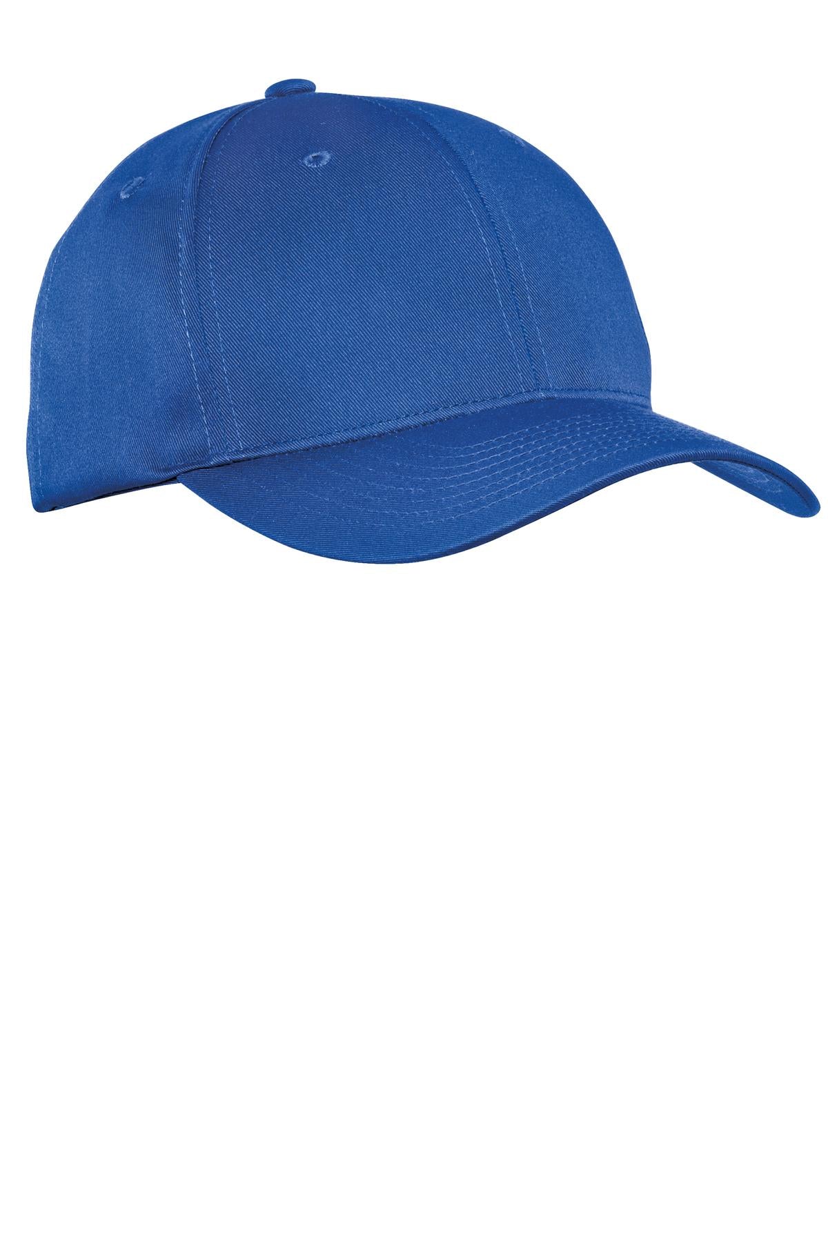 Port Authority Fine Twill Cap.  C800 in Royal