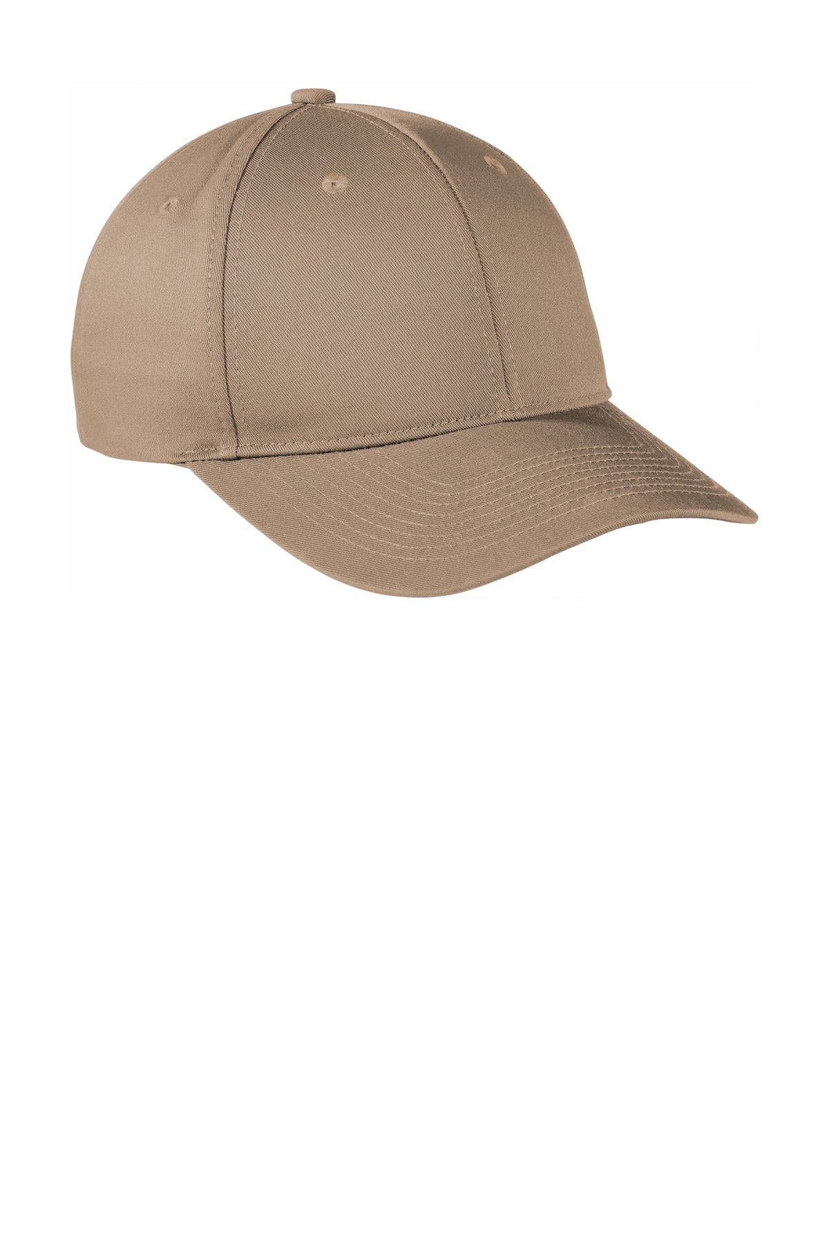 Port Authority  Snapback Fine Twill Cap  C801 in Khaki