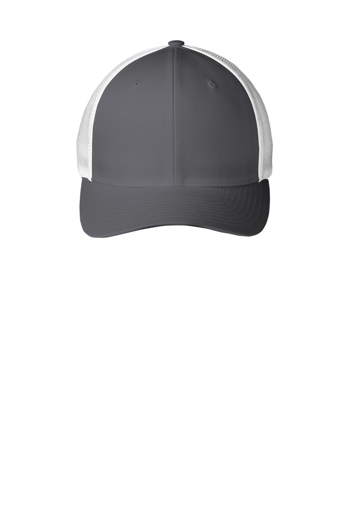 Port Authority Flexfit Mesh Back Cap. C812 in Graphite/ White