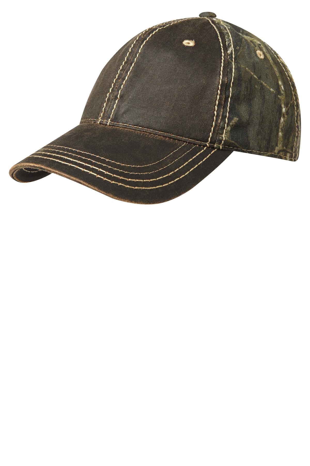 Port Authority Pigment Print Camouflage Cap. C819 in Mossy Oak New Break-Up