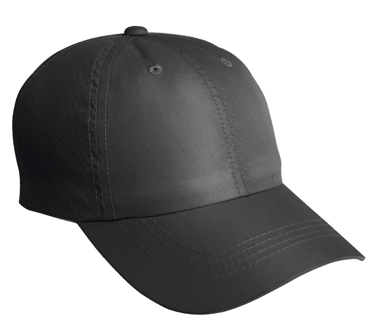 Port Authority Perforated Cap. C821 in Black