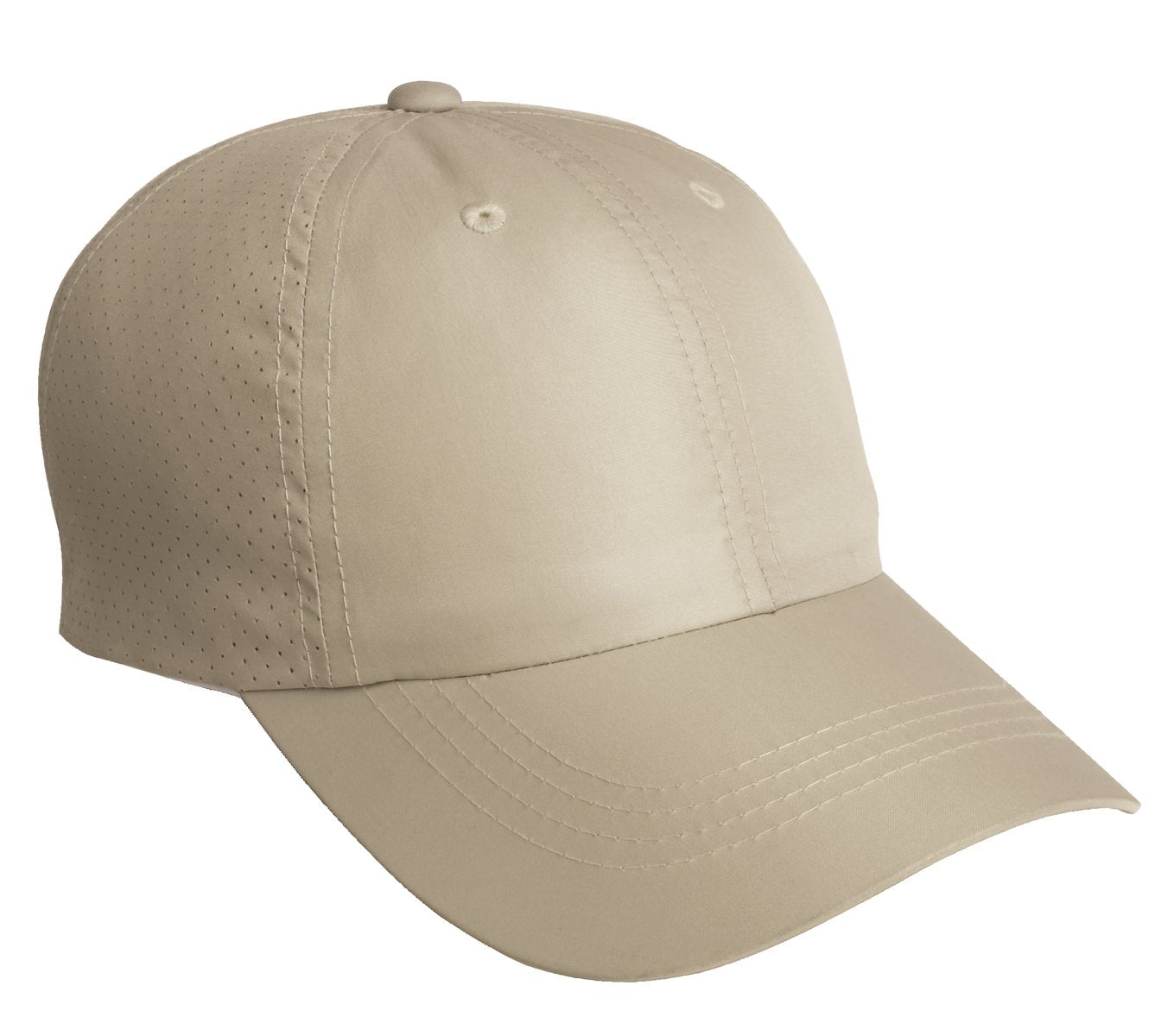 Port Authority Perforated Cap. C821 in Stone