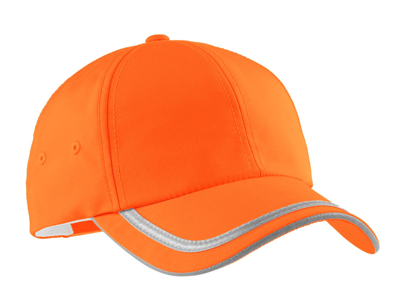 Port Authority Enhanced Visibility Cap.  C836 in Safety  Orange