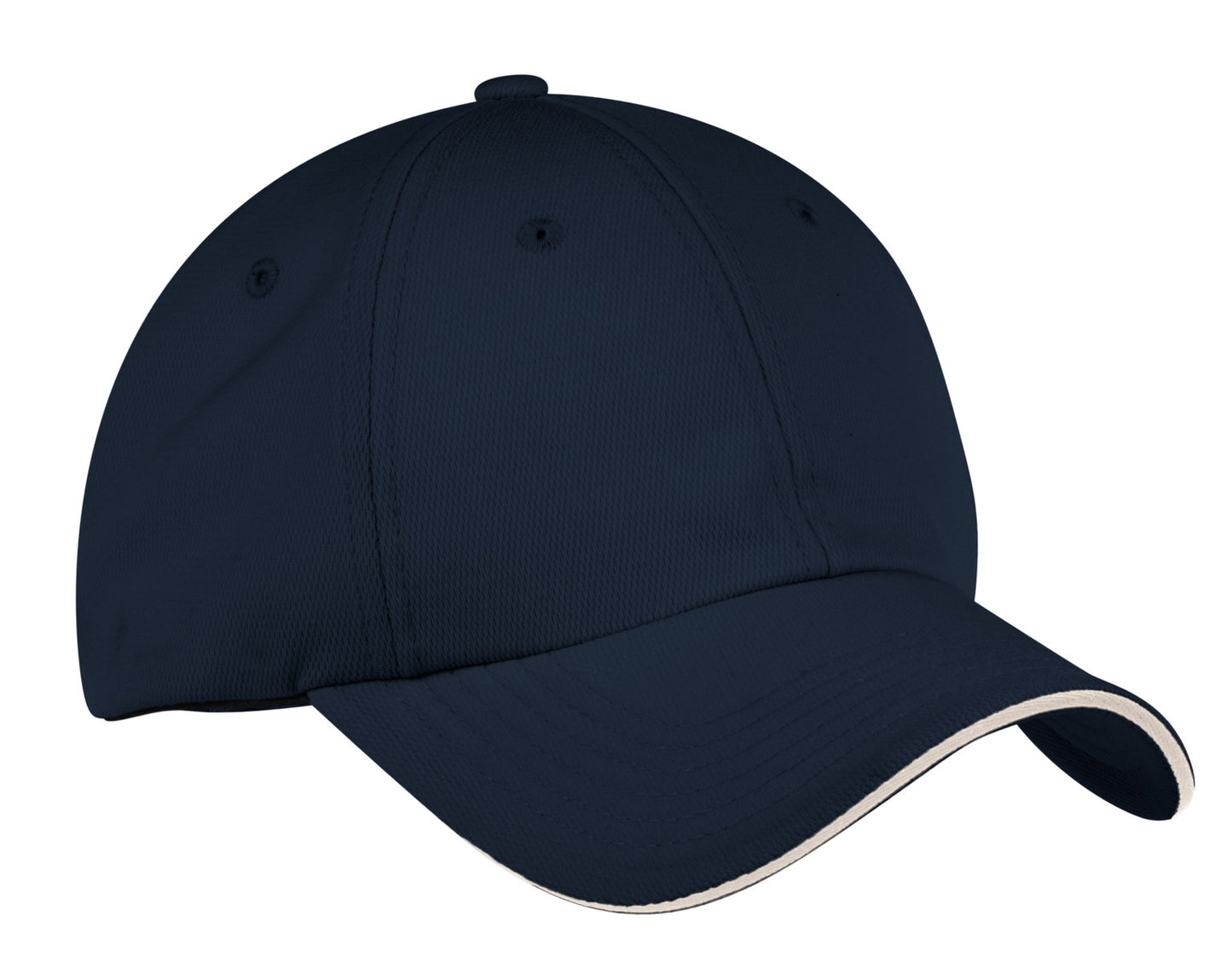 Port Authority Dry Zone Cap.  C838 in Classic Navy/ White