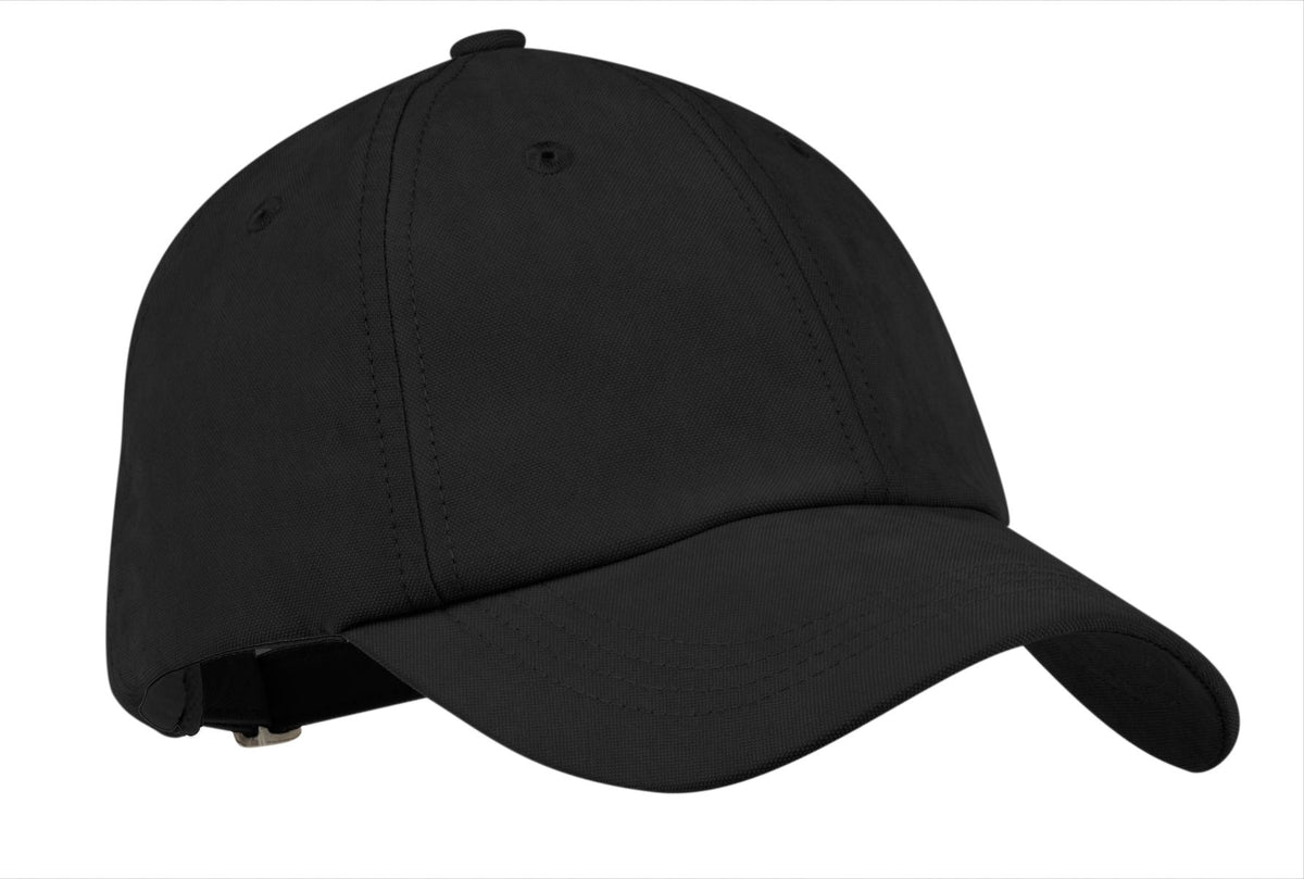 Port Authority Sueded Cap.  C850 in Black
