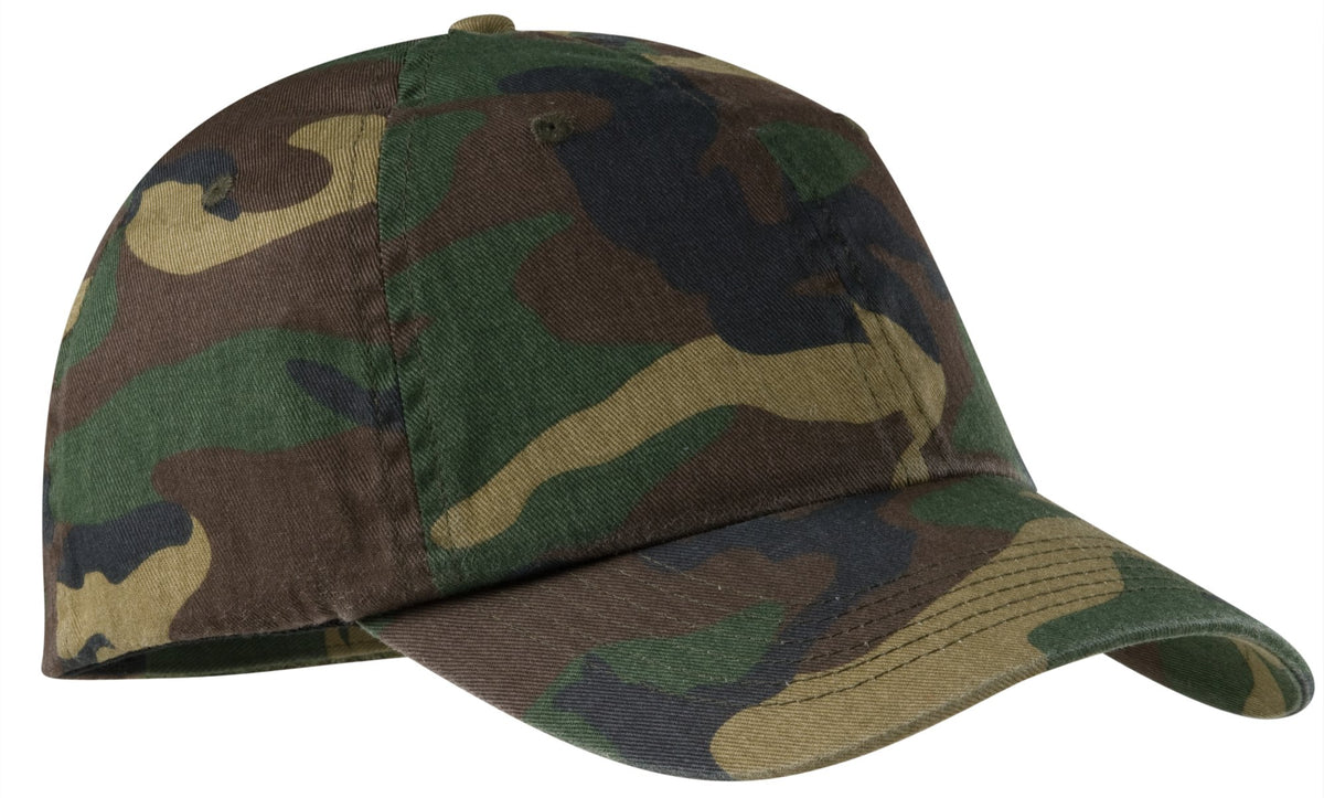 Port Authority Camouflage Cap.  C851 in Military Camo
