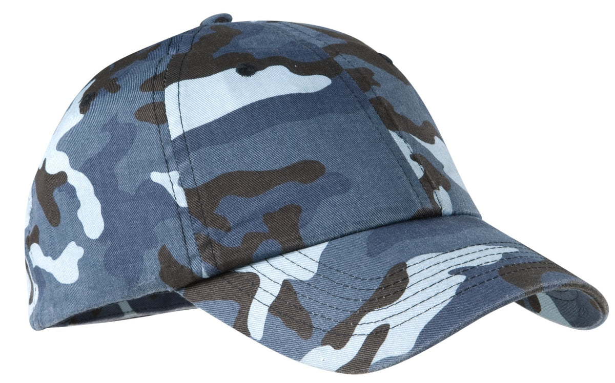 Port Authority Camouflage Cap.  C851 in Navy Camo