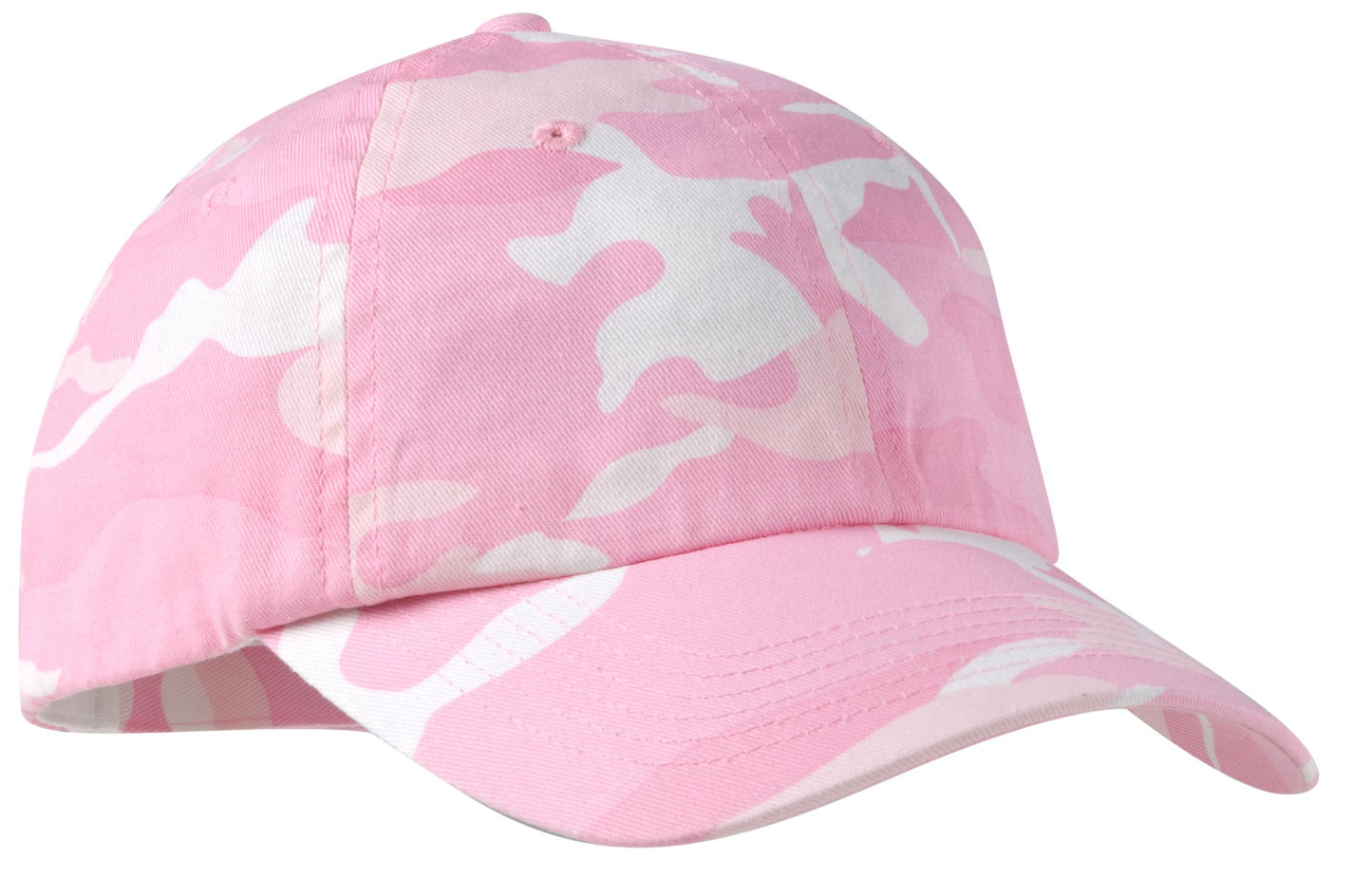Port Authority Camouflage Cap.  C851 in Pink Camo