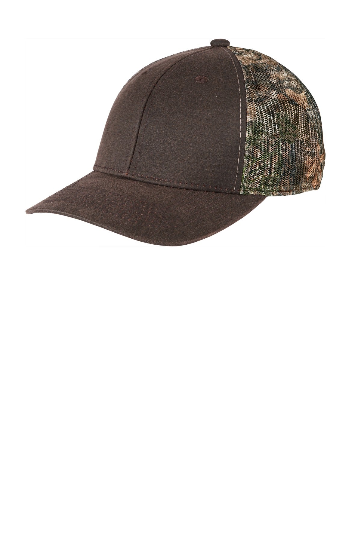 Port Authority  Pigment Print Camouflage Mesh Back Cap C891 in Realtree Edge/ Brown