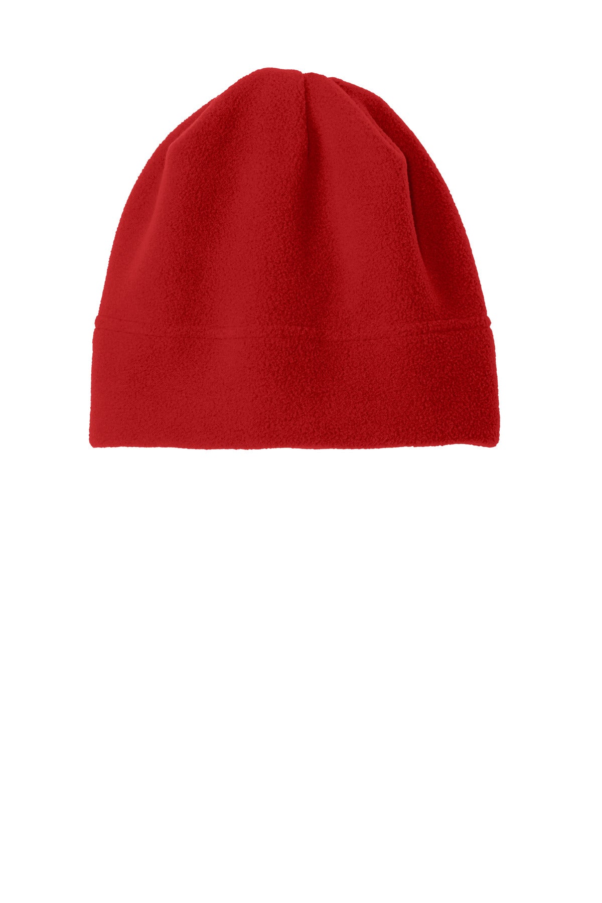Port Authority R-Tek Stretch Fleece Beanie.  C900 in Red