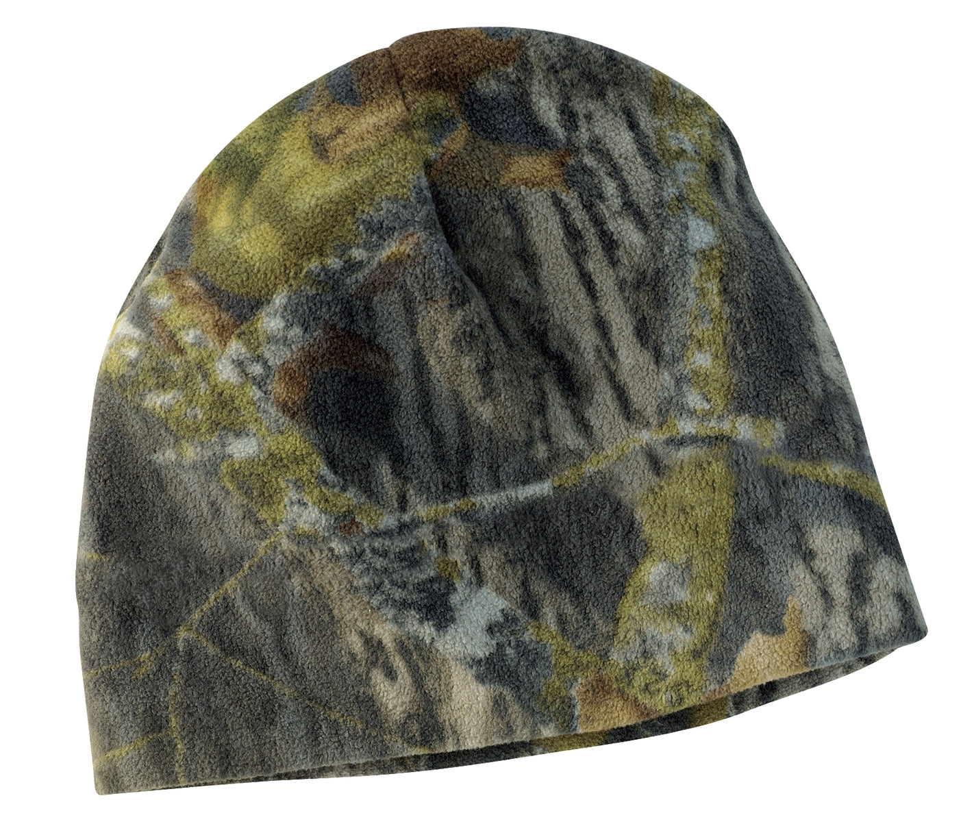 Port Authority Camouflage Fleece Beanie. C901 in Mossy Oak New Break-Up