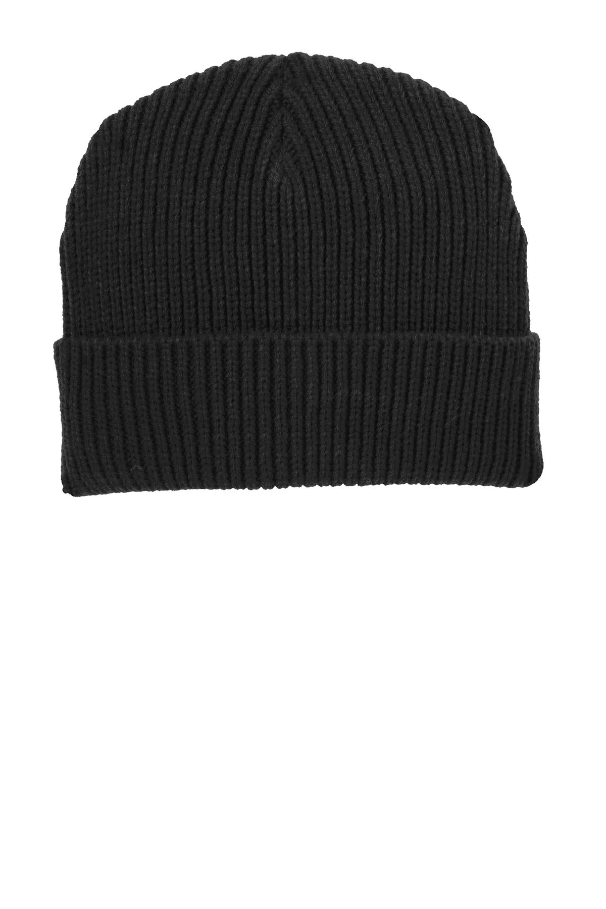 Port Authority Watch Cap. C908 in Black