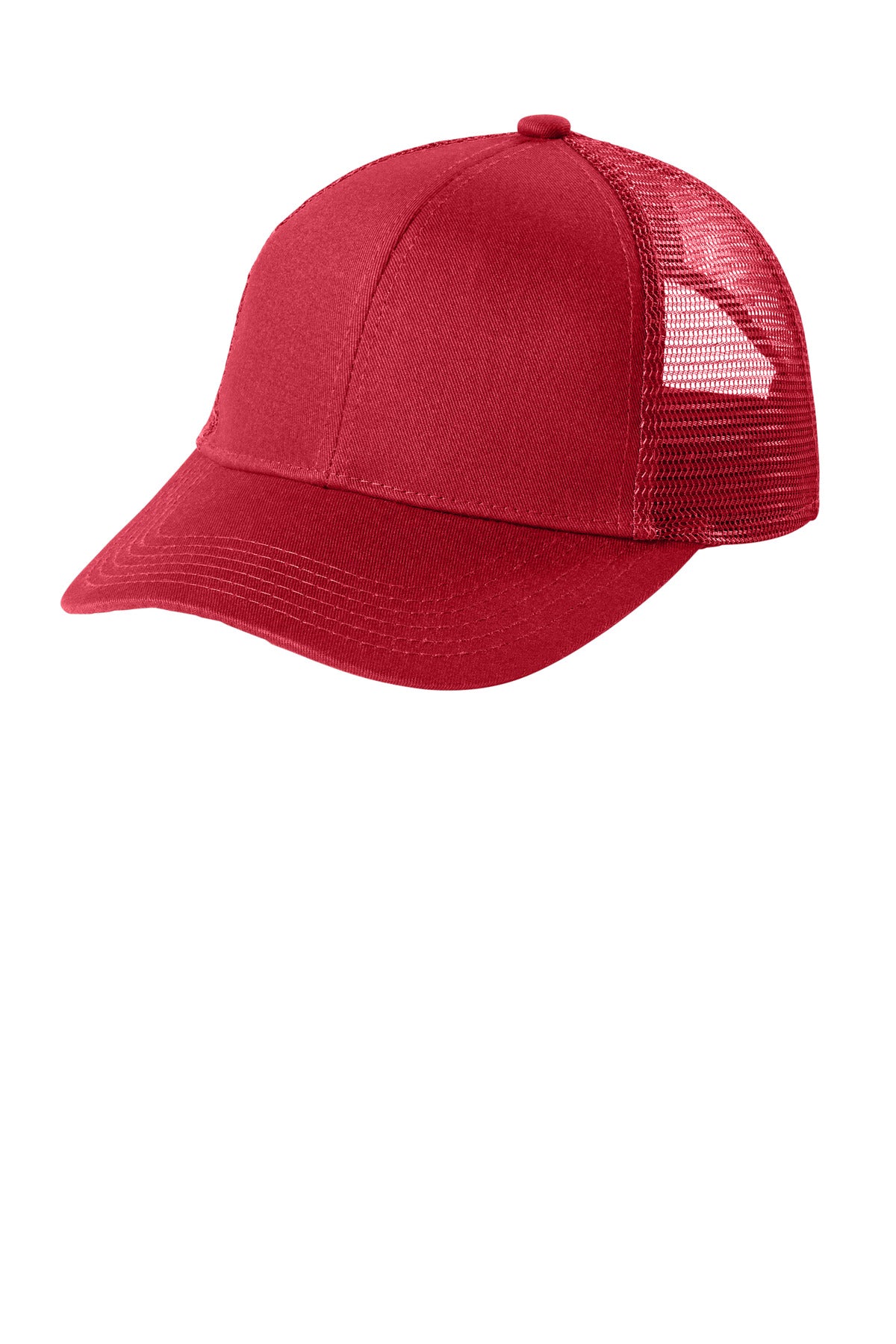 Port Authority Adjustable Mesh Back Cap. C911 in Chili Red