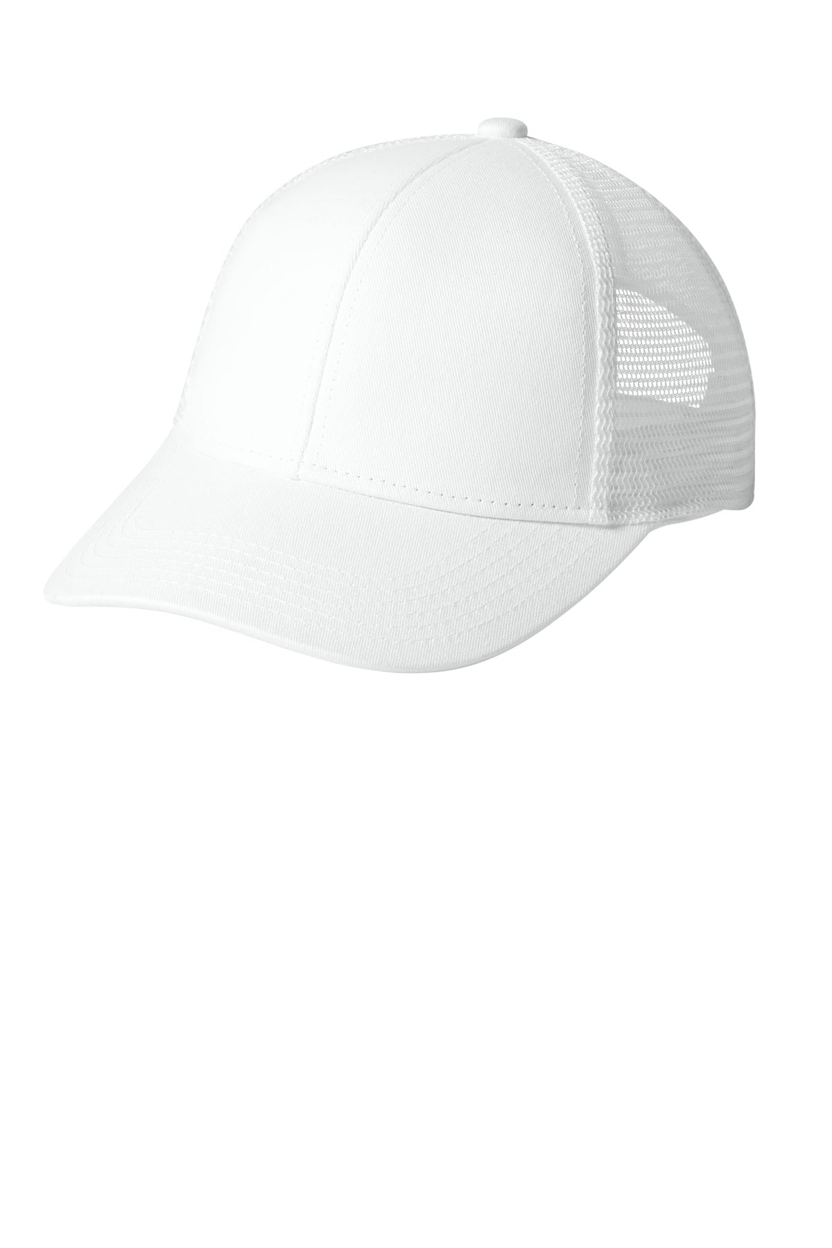 Port Authority Adjustable Mesh Back Cap. C911 in White
