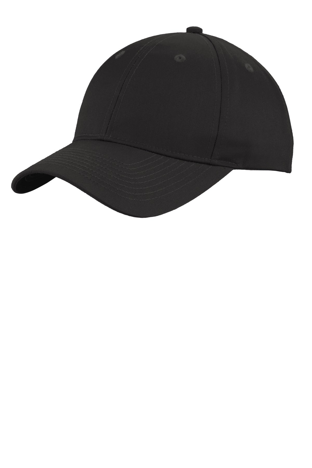 Port Authority Uniforming Twill Cap. C913 in Black